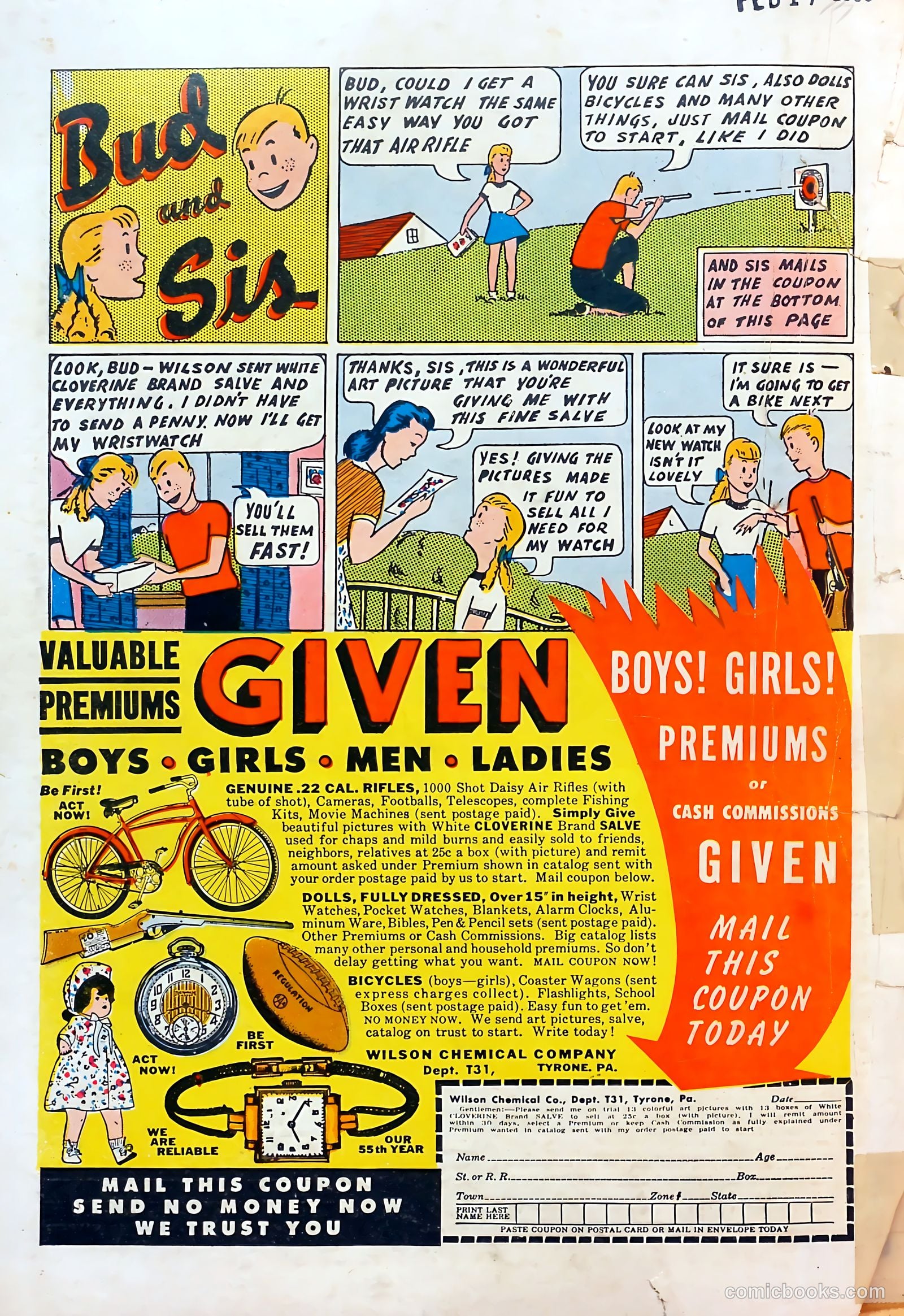 Thrilling Romances #7 (1950) — page 36 of 36