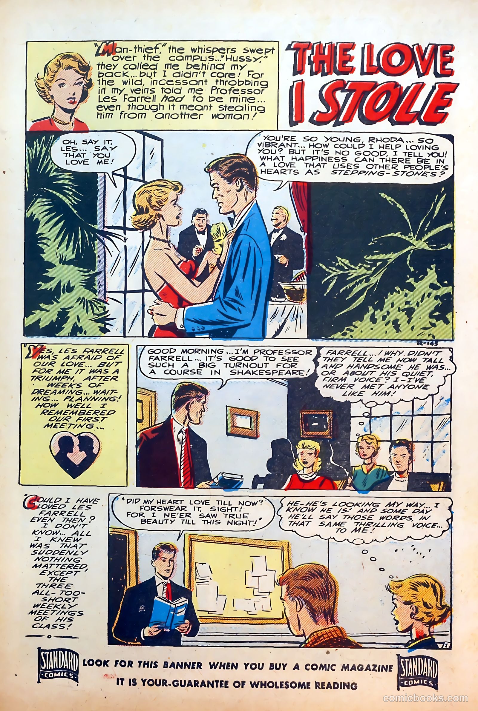 Thrilling Romances #8 (1950) — page 3 of 36