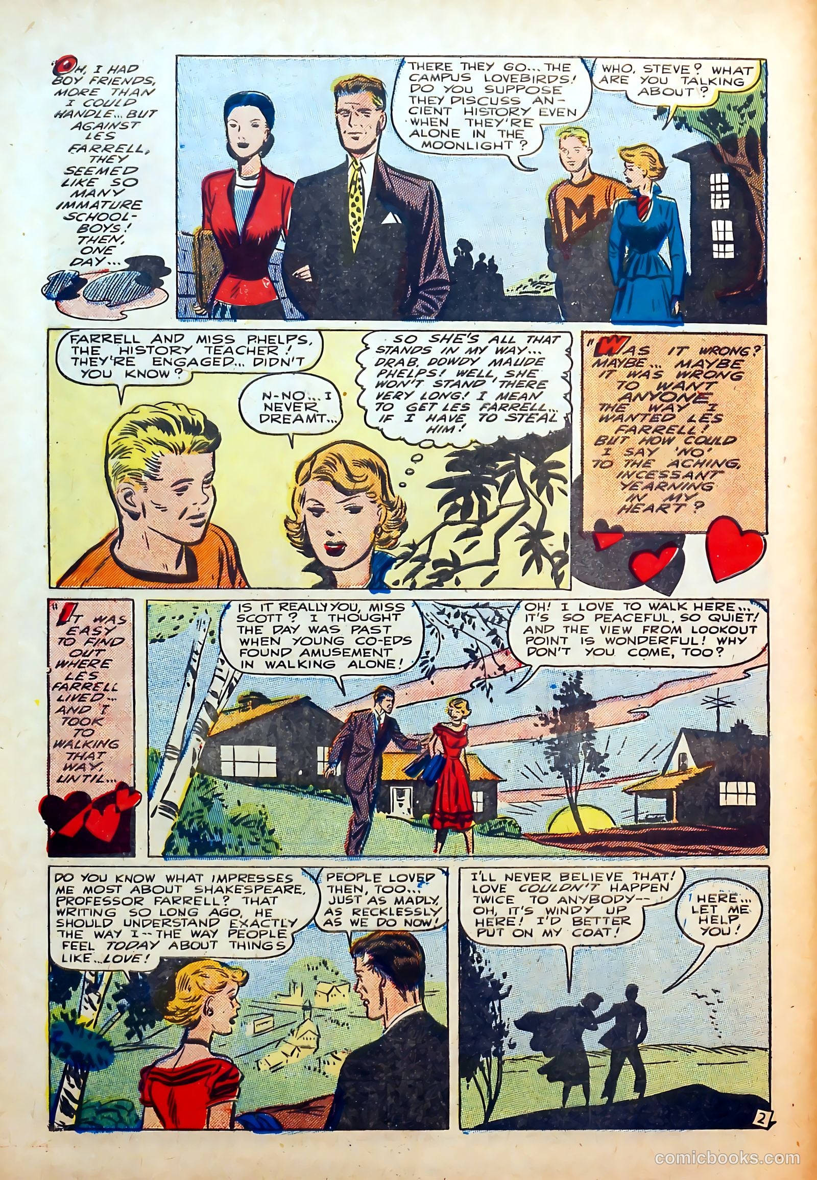 Thrilling Romances #8 (1950) — page 4 of 36