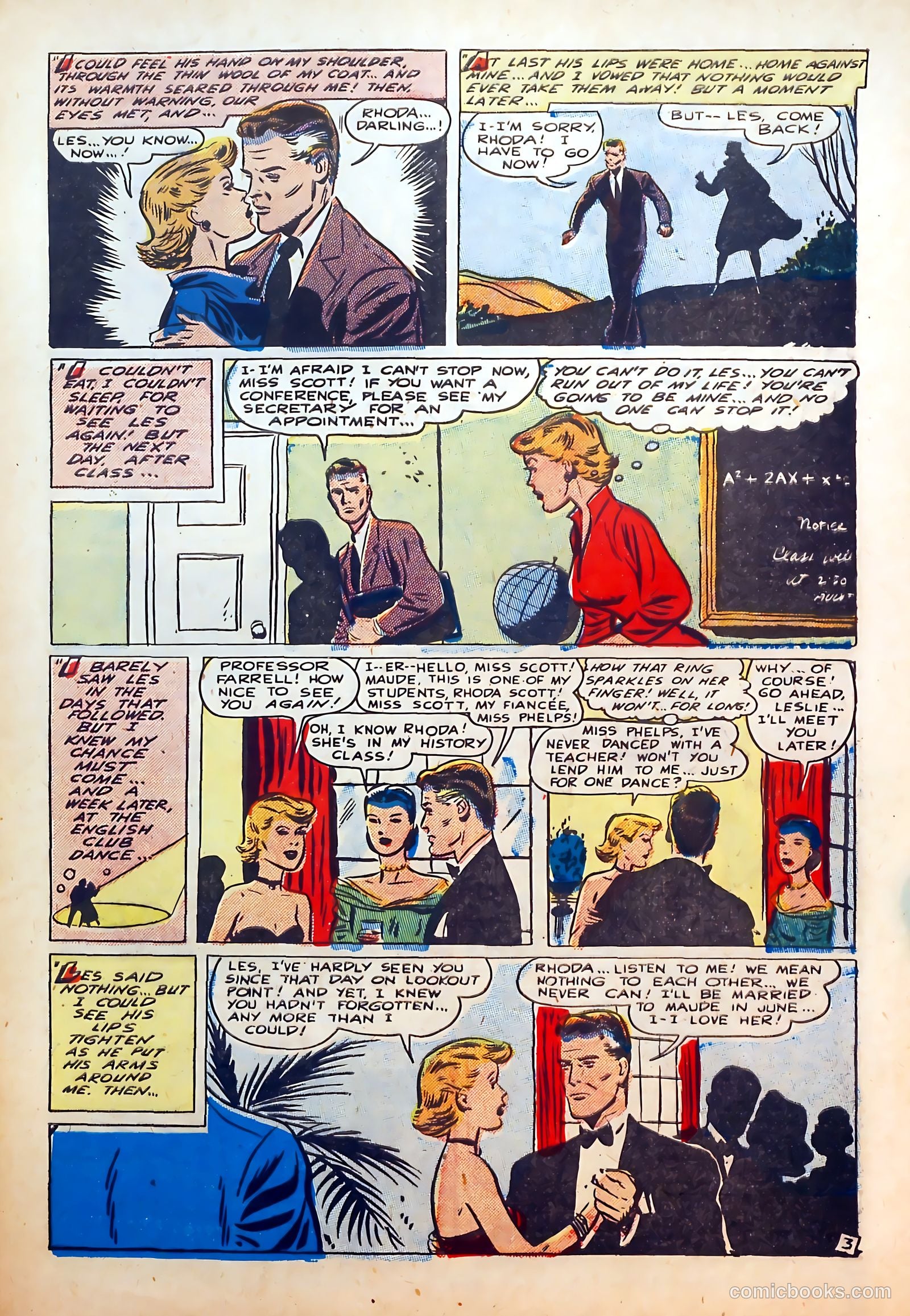 Thrilling Romances #8 (1950) — page 5 of 36