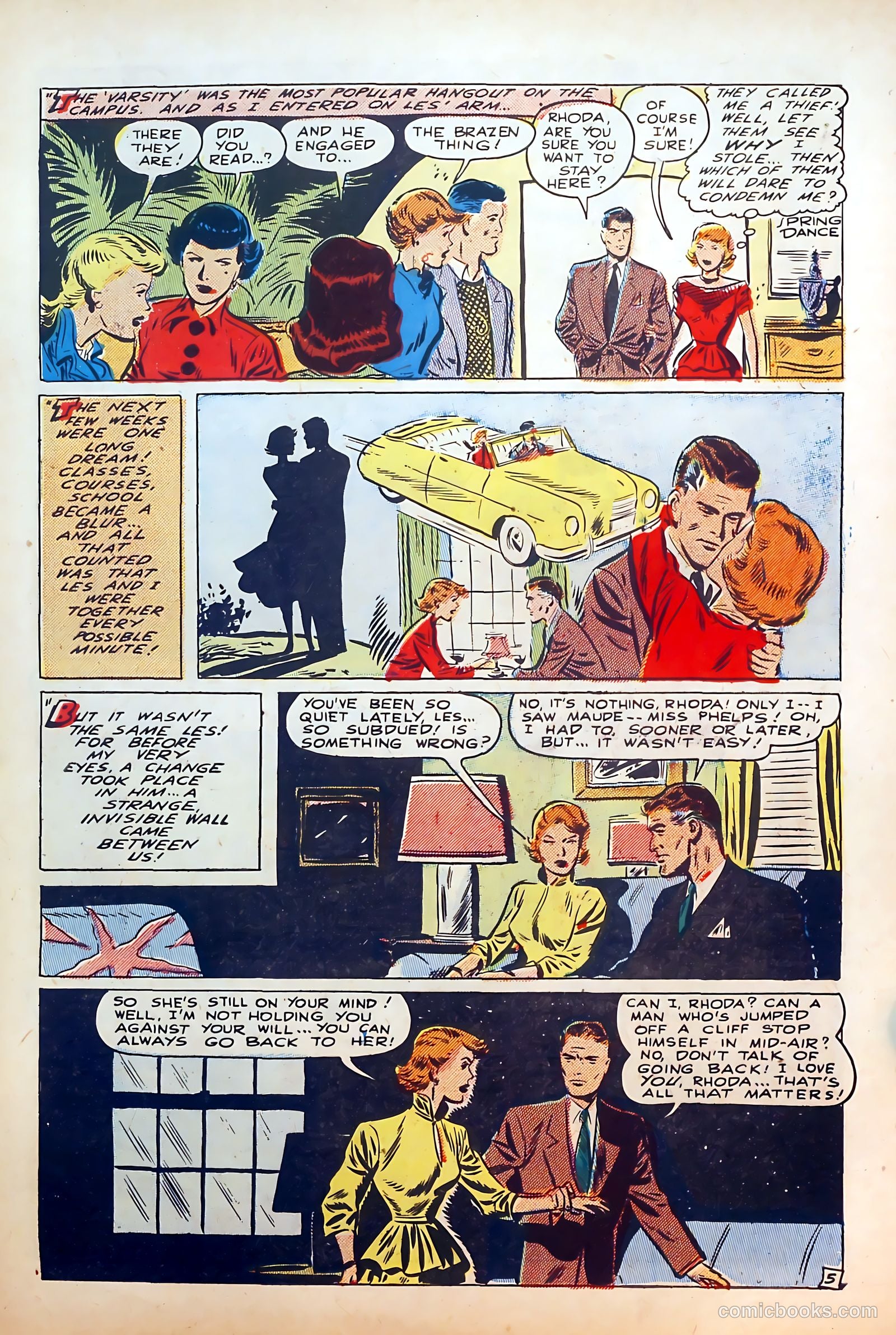 Thrilling Romances #8 (1950) — page 7 of 36