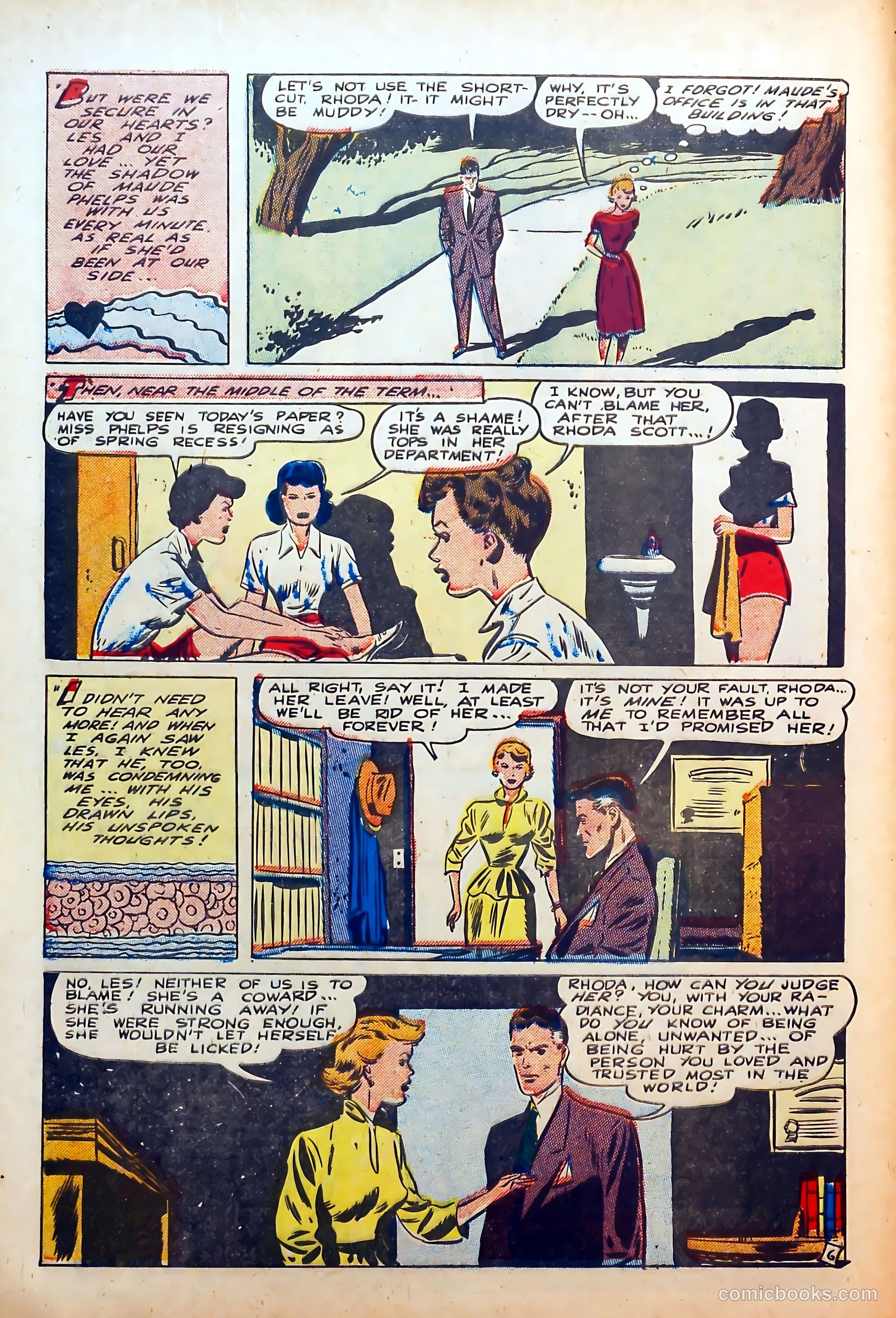 Thrilling Romances #8 (1950) — page 8 of 36