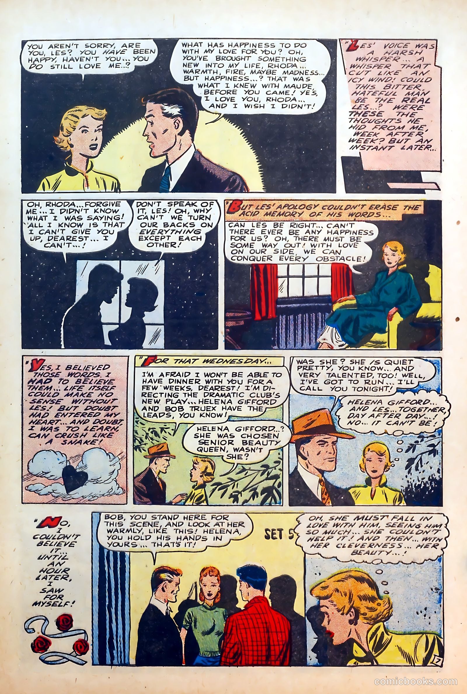 Thrilling Romances #8 (1950) — page 9 of 36