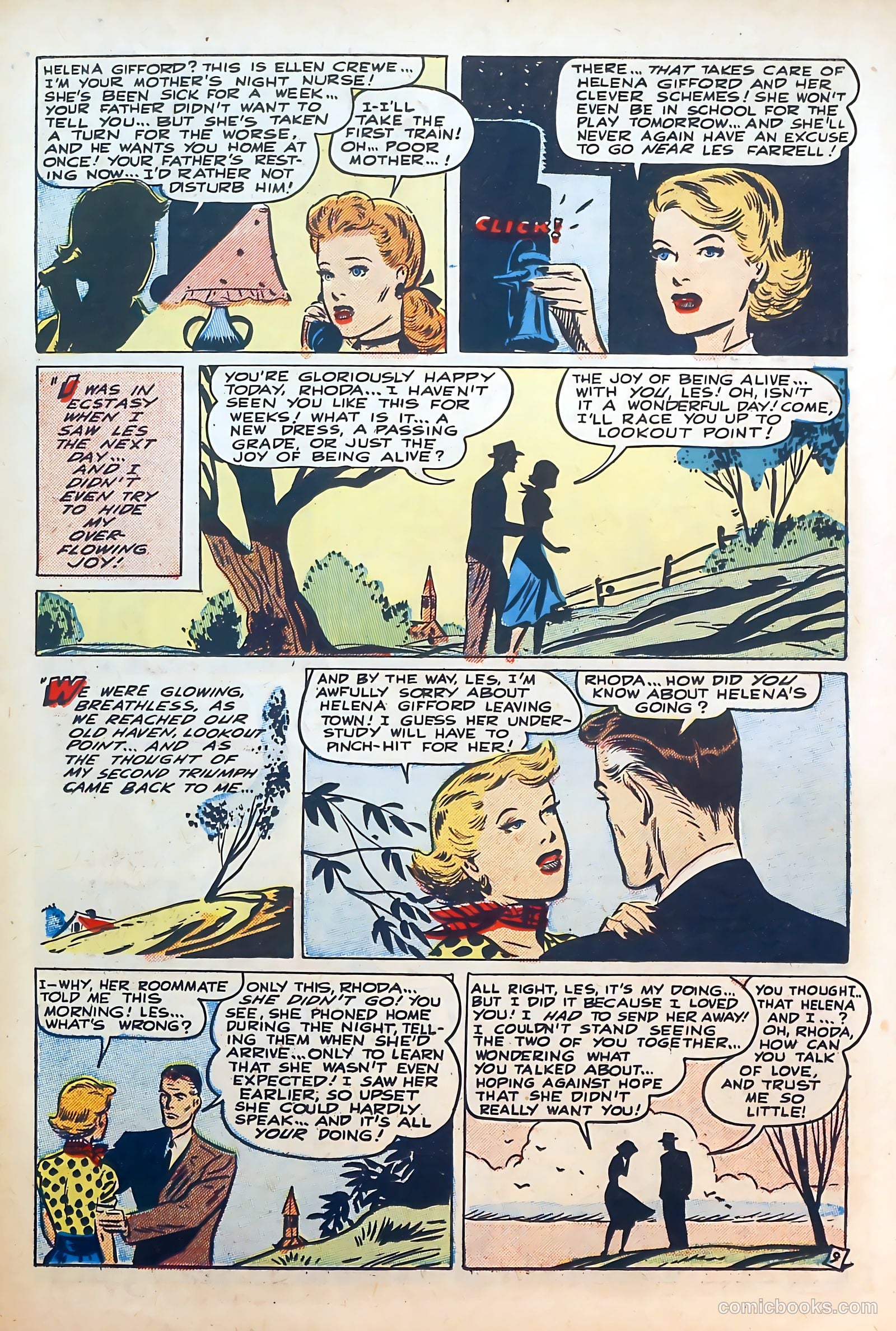 Thrilling Romances #8 (1950) — page 11 of 36