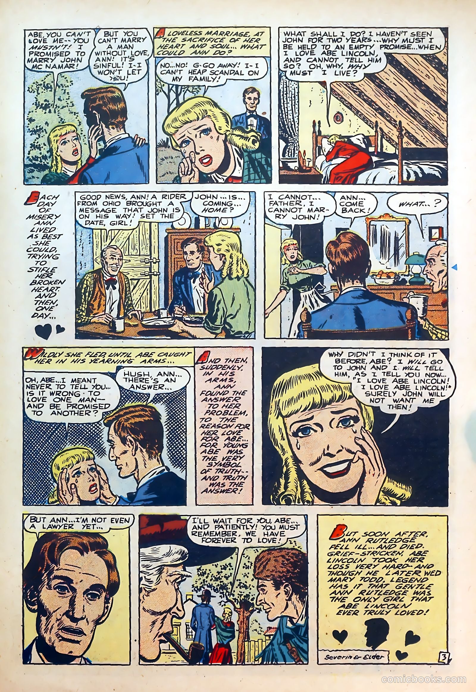 Thrilling Romances #8 (1950) — page 15 of 36