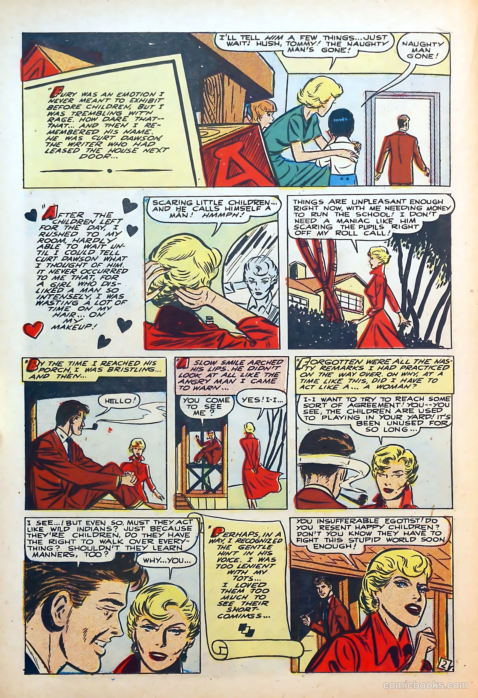Thrilling Romances #8 (1950) — page 18 of 36