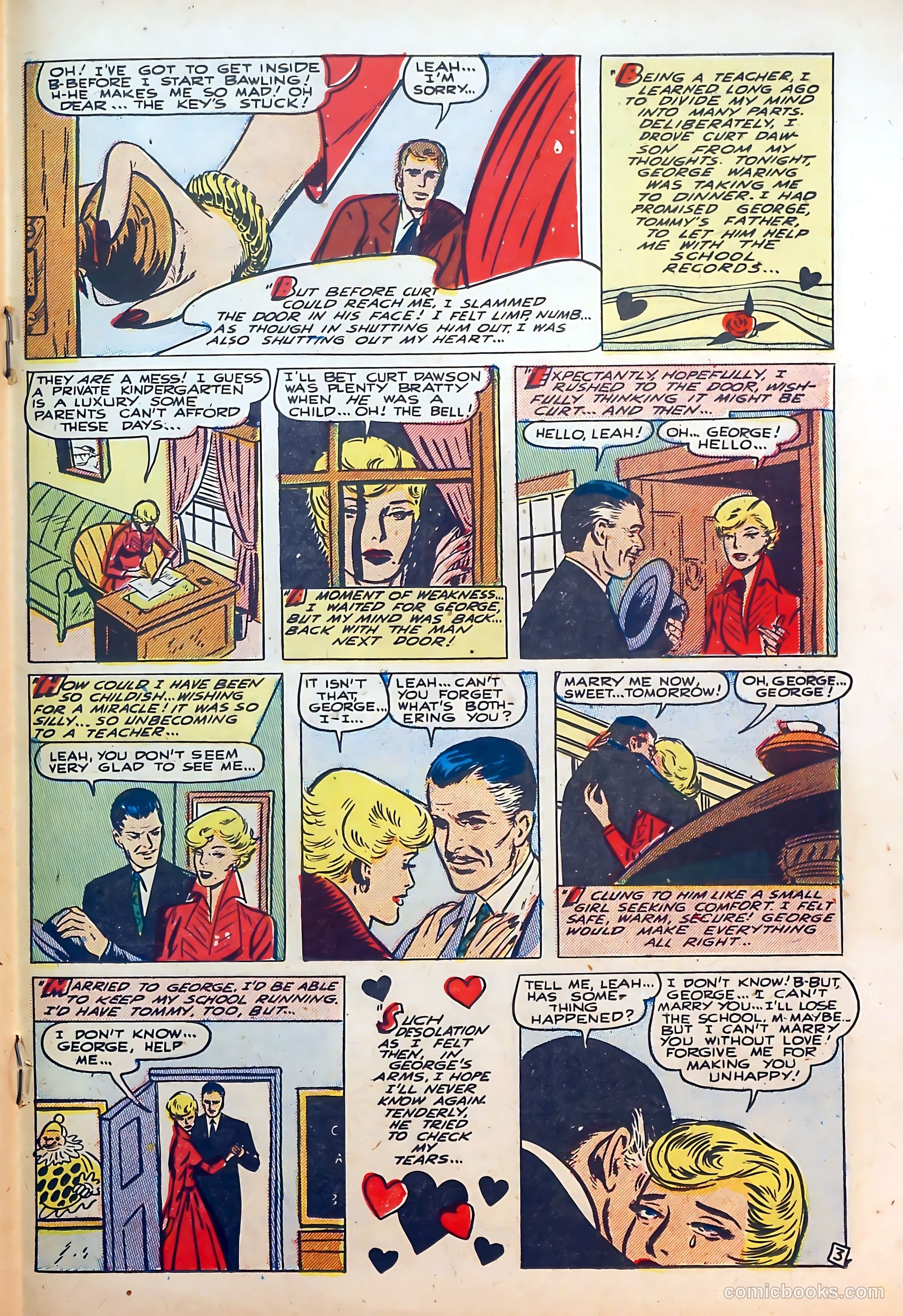 Thrilling Romances #8 (1950) — page 19 of 36