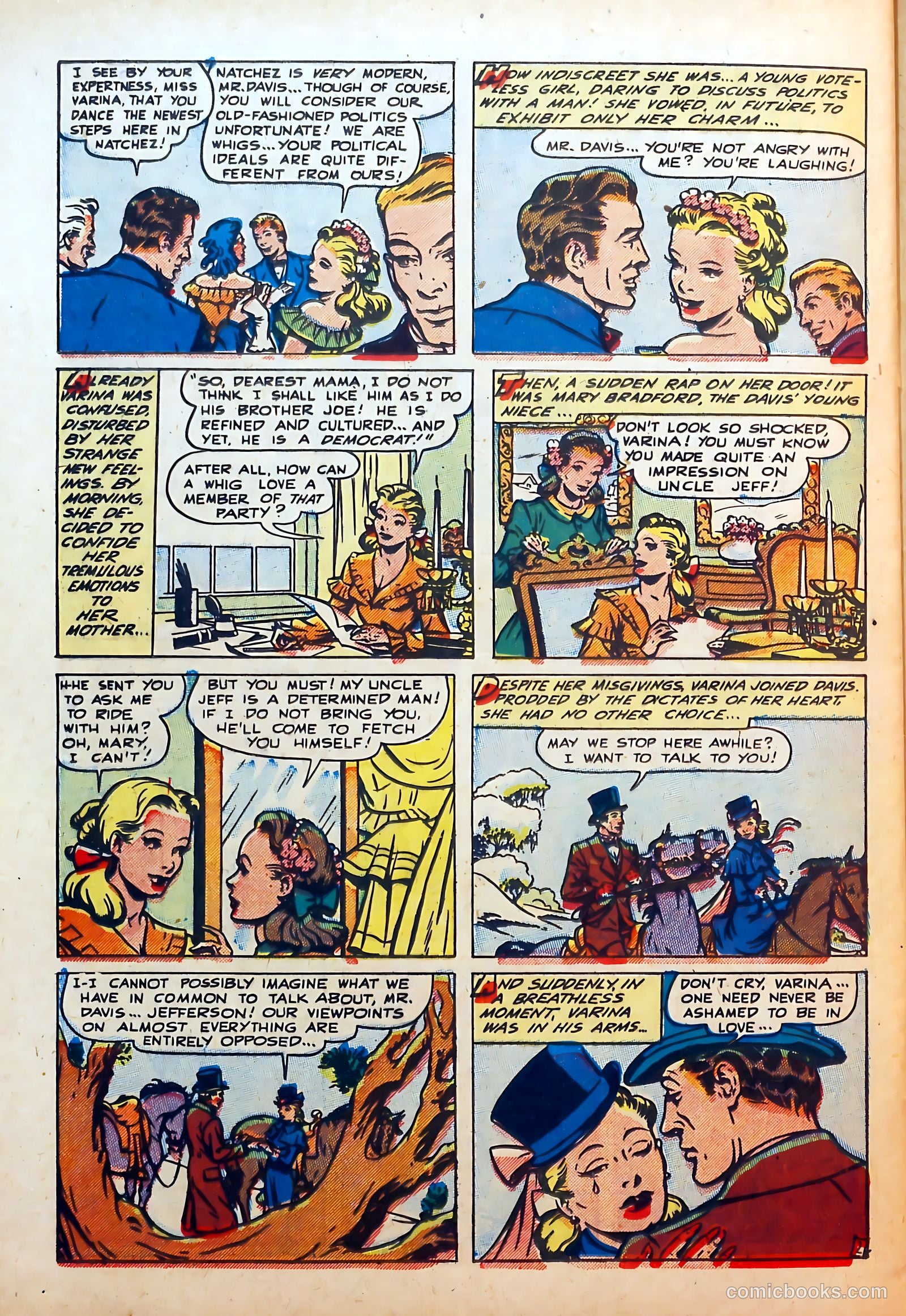 Thrilling Romances #8 (1950) — page 24 of 36