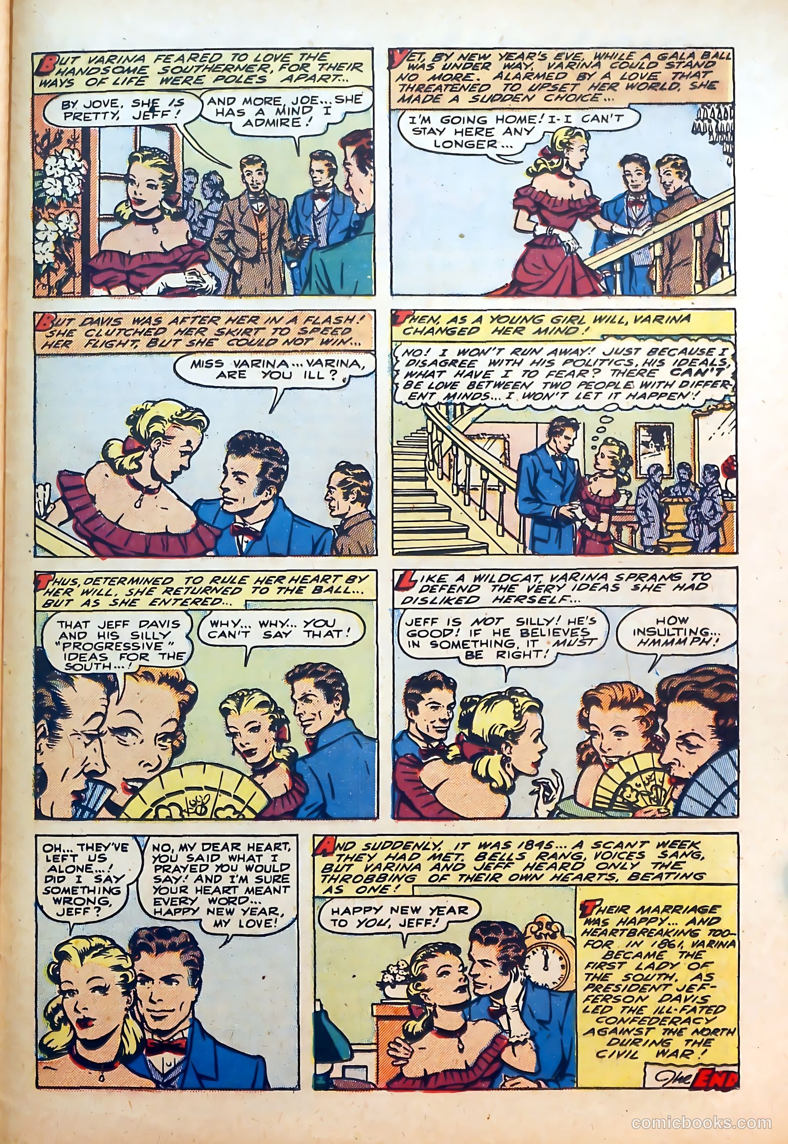 Thrilling Romances #8 (1950) — page 25 of 36