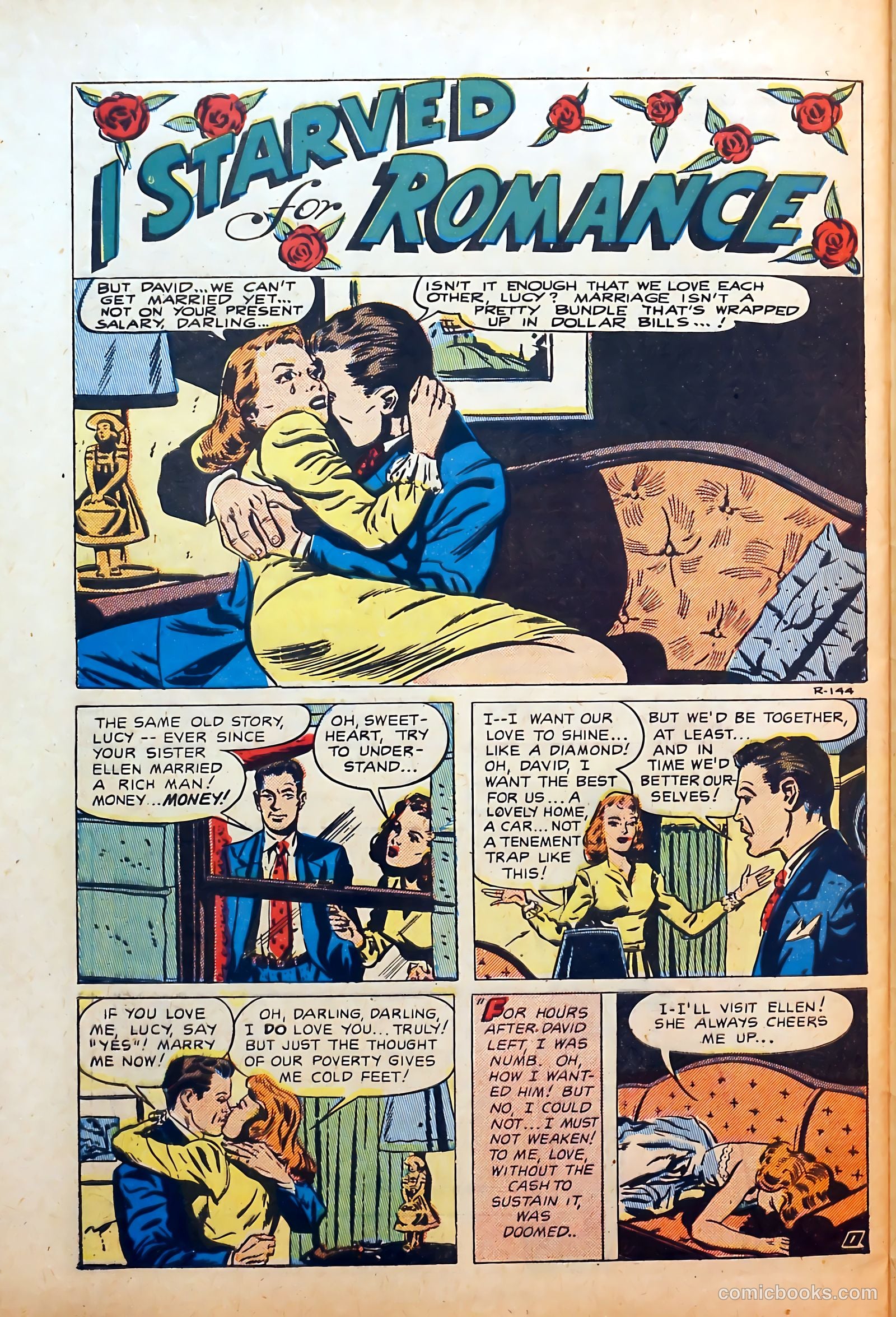 Thrilling Romances #8 (1950) — page 28 of 36