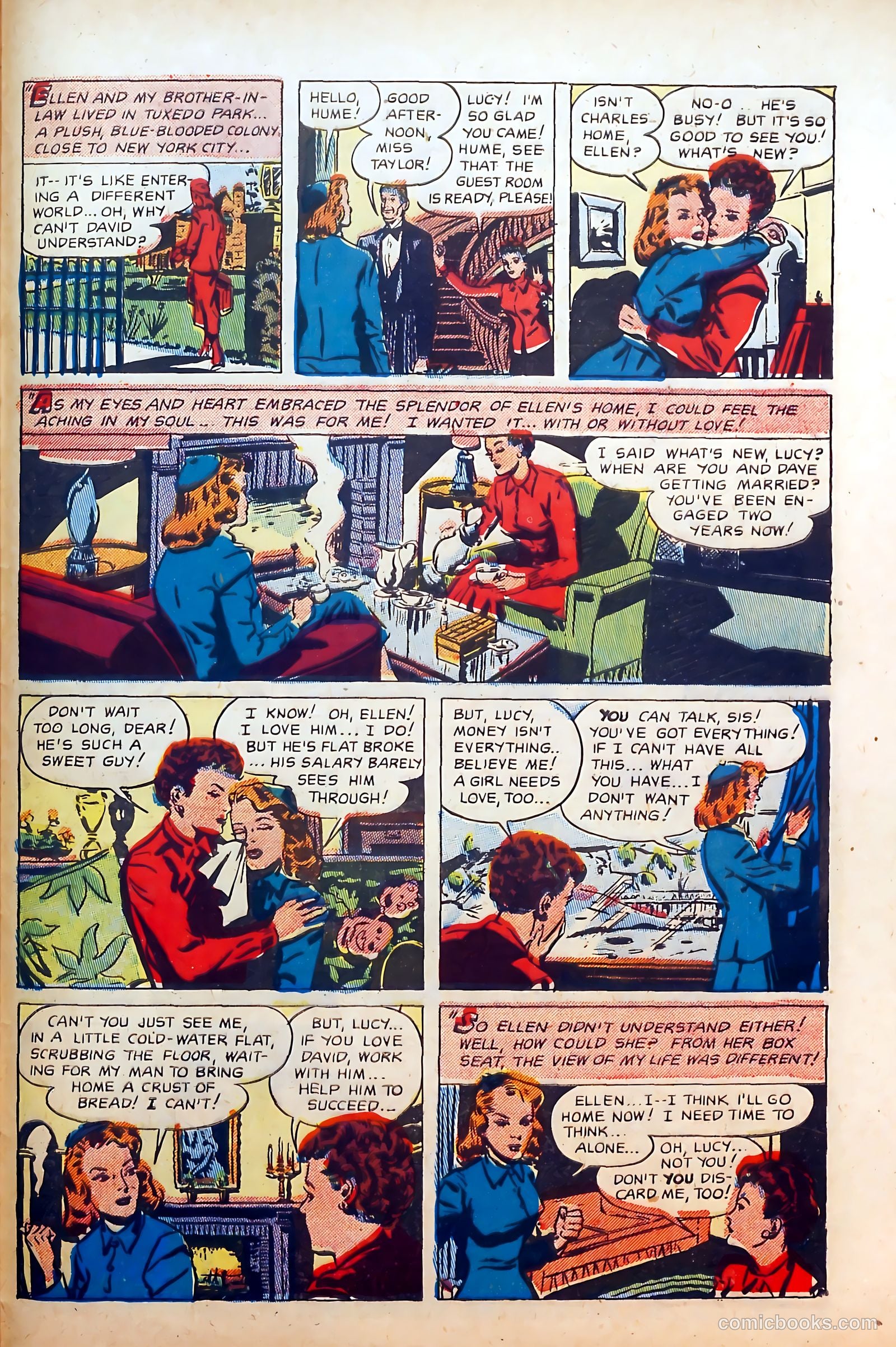 Thrilling Romances #8 (1950) — page 29 of 36