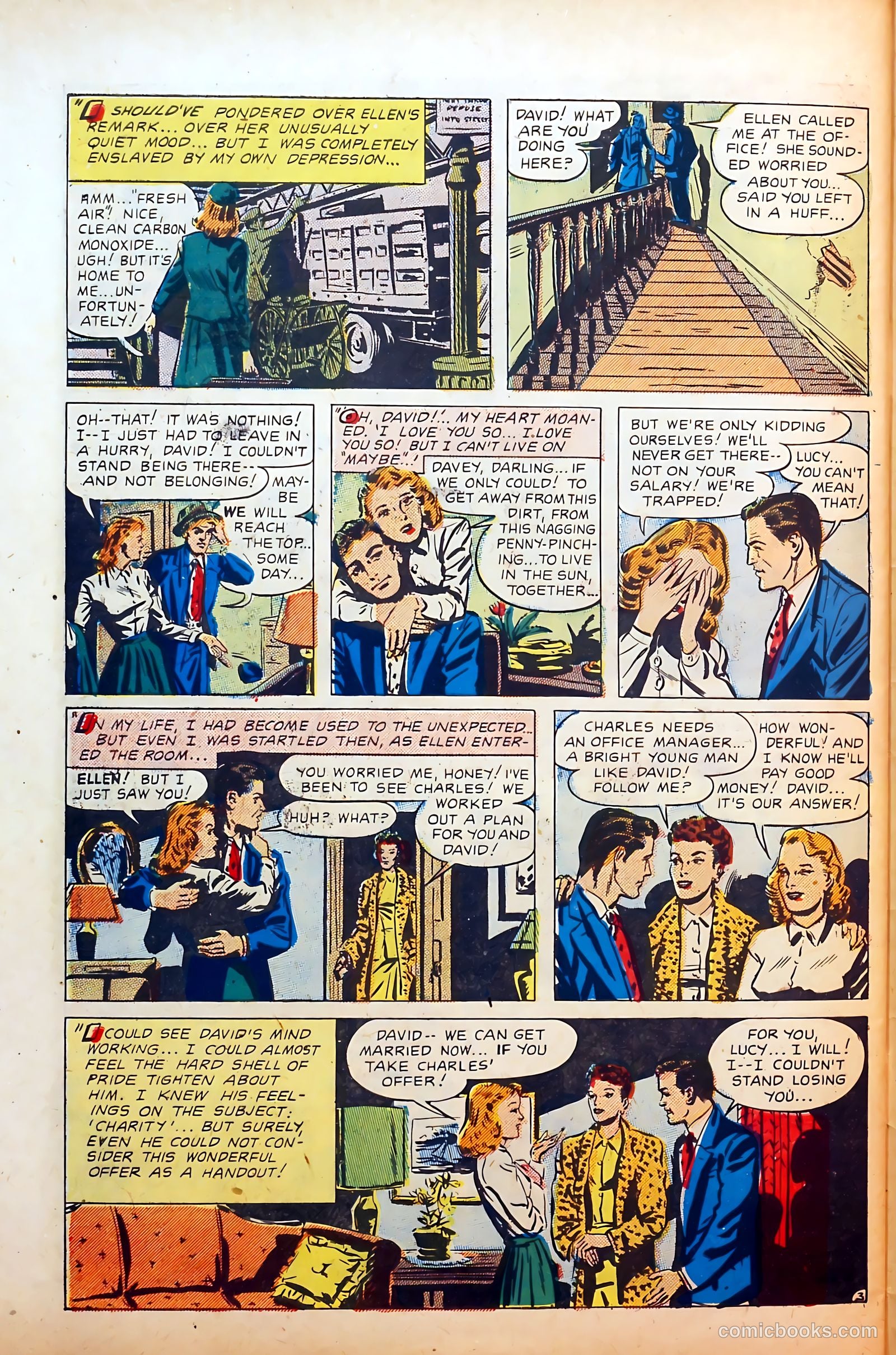 Thrilling Romances #8 (1950) — page 30 of 36