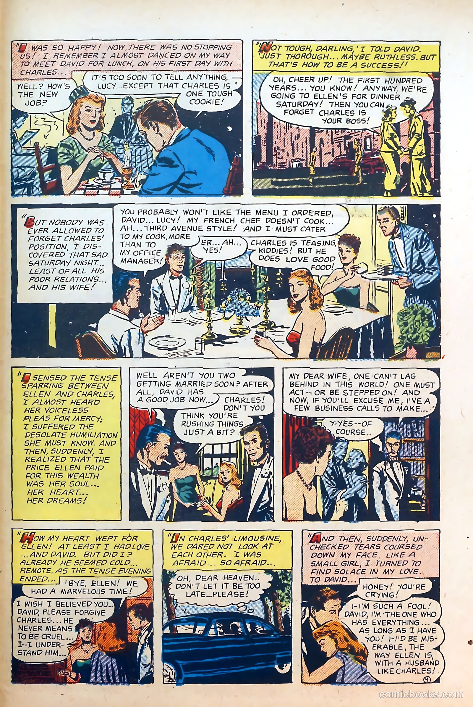 Thrilling Romances #8 (1950) — page 31 of 36