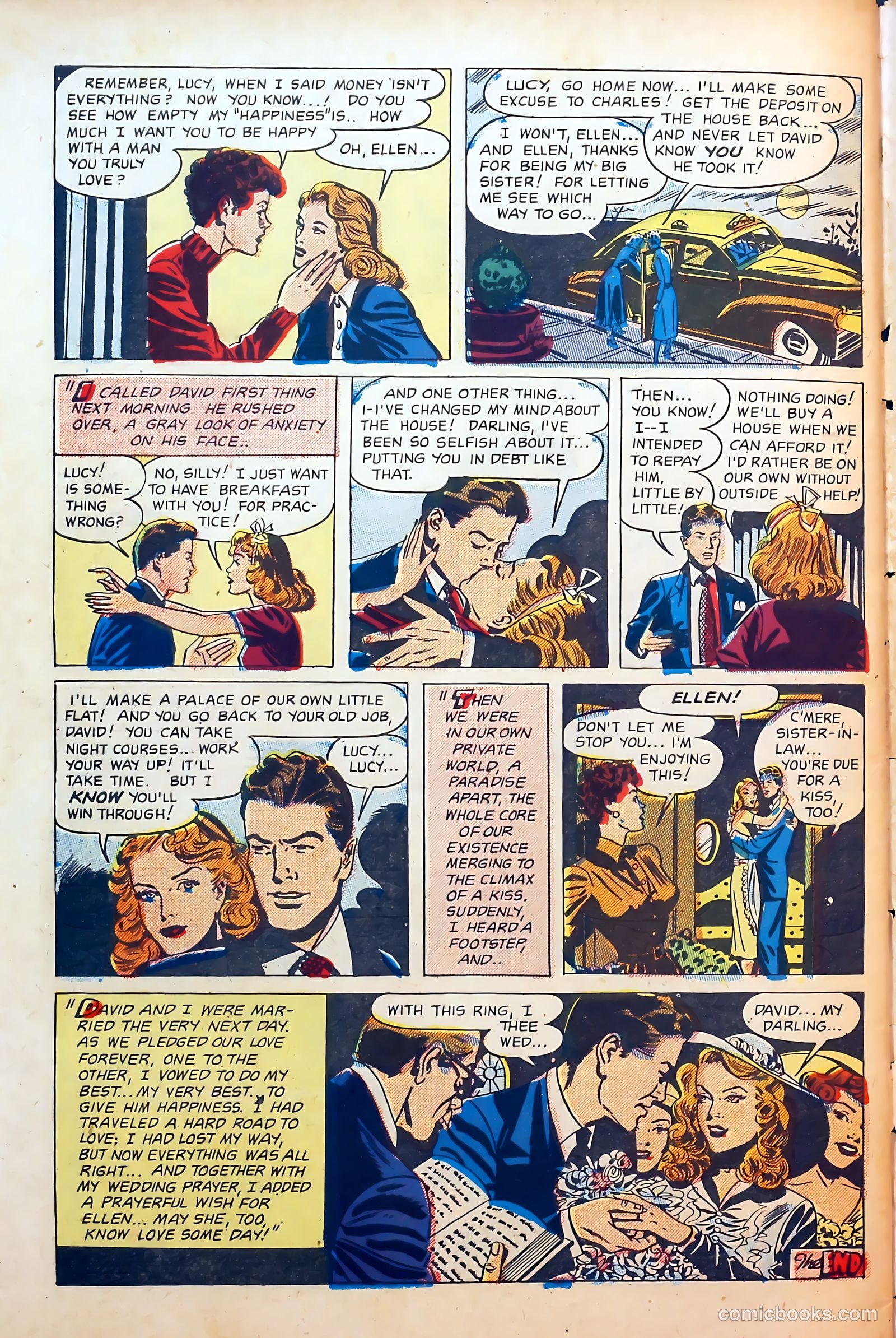 Thrilling Romances #8 (1950) — page 34 of 36