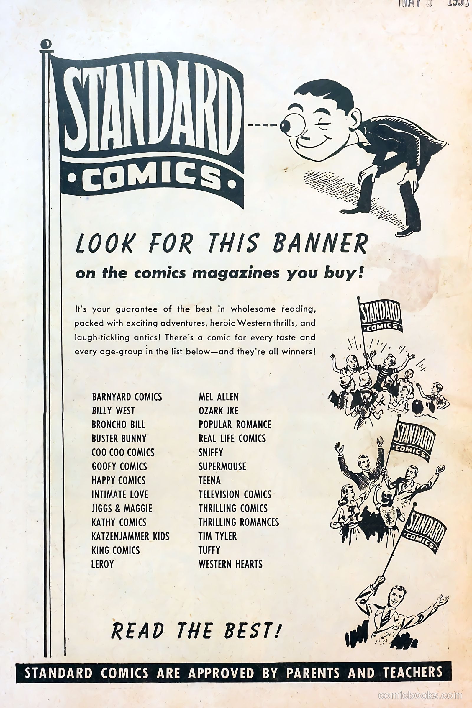 Thrilling Romances #8 (1950) — page 36 of 36