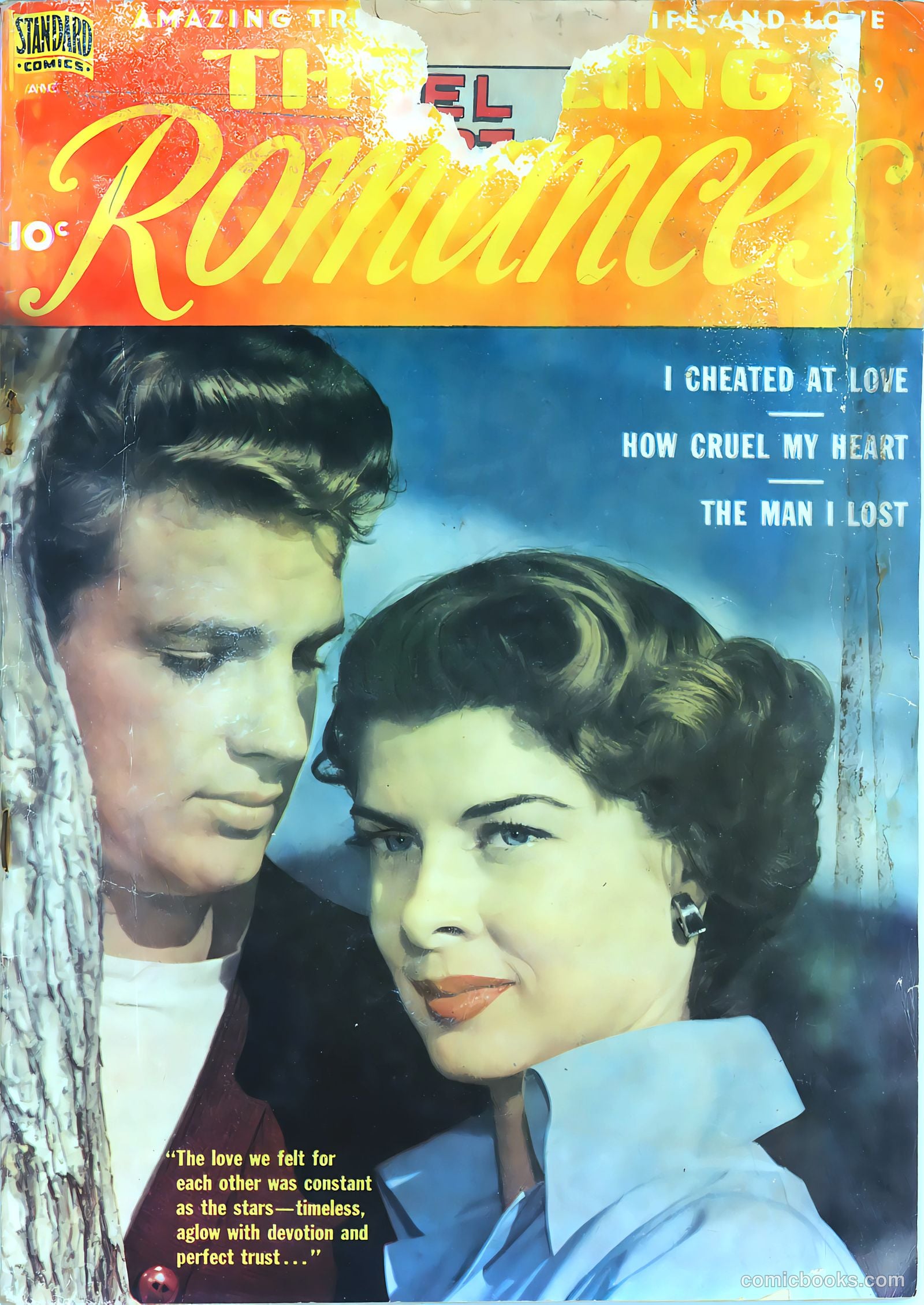 Thrilling Romances #9 cover