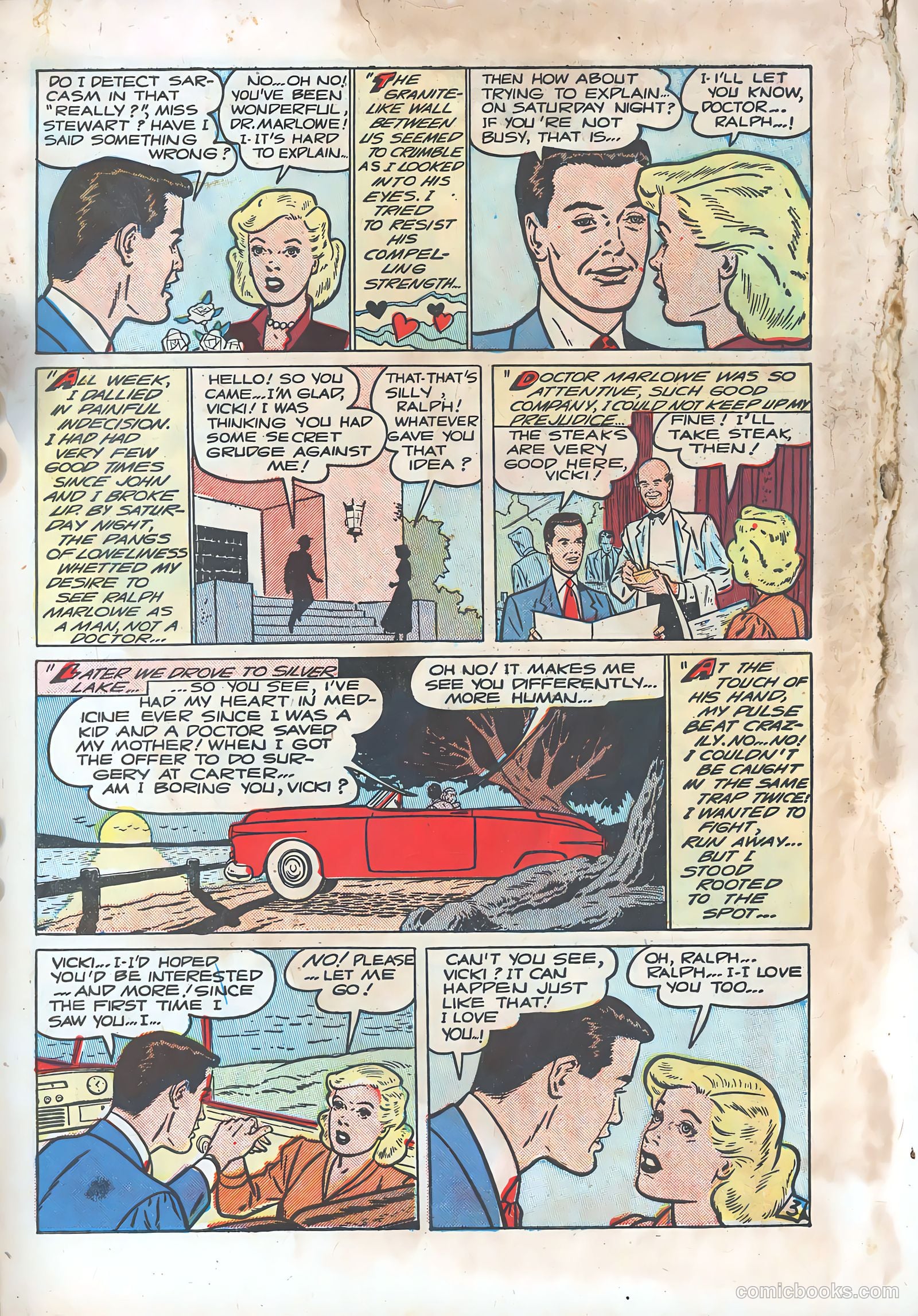 Thrilling Romances #9 (1950) — page 6 of 38