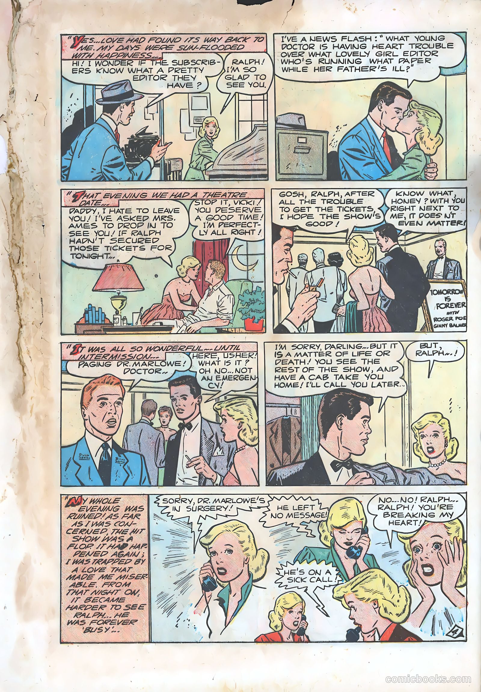 Thrilling Romances #9 (1950) — page 7 of 38