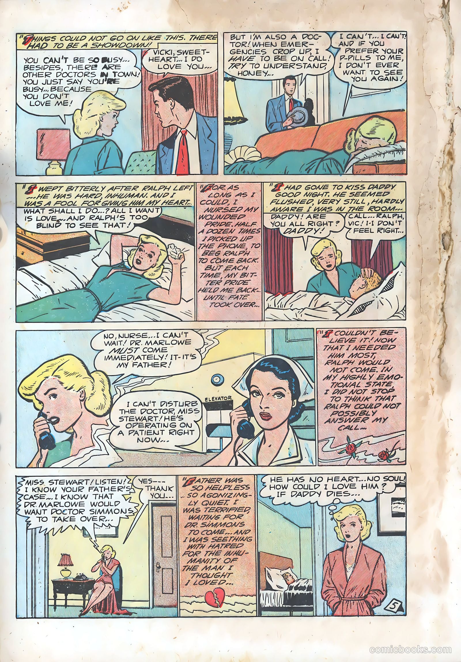 Thrilling Romances #9 (1950) — page 8 of 38