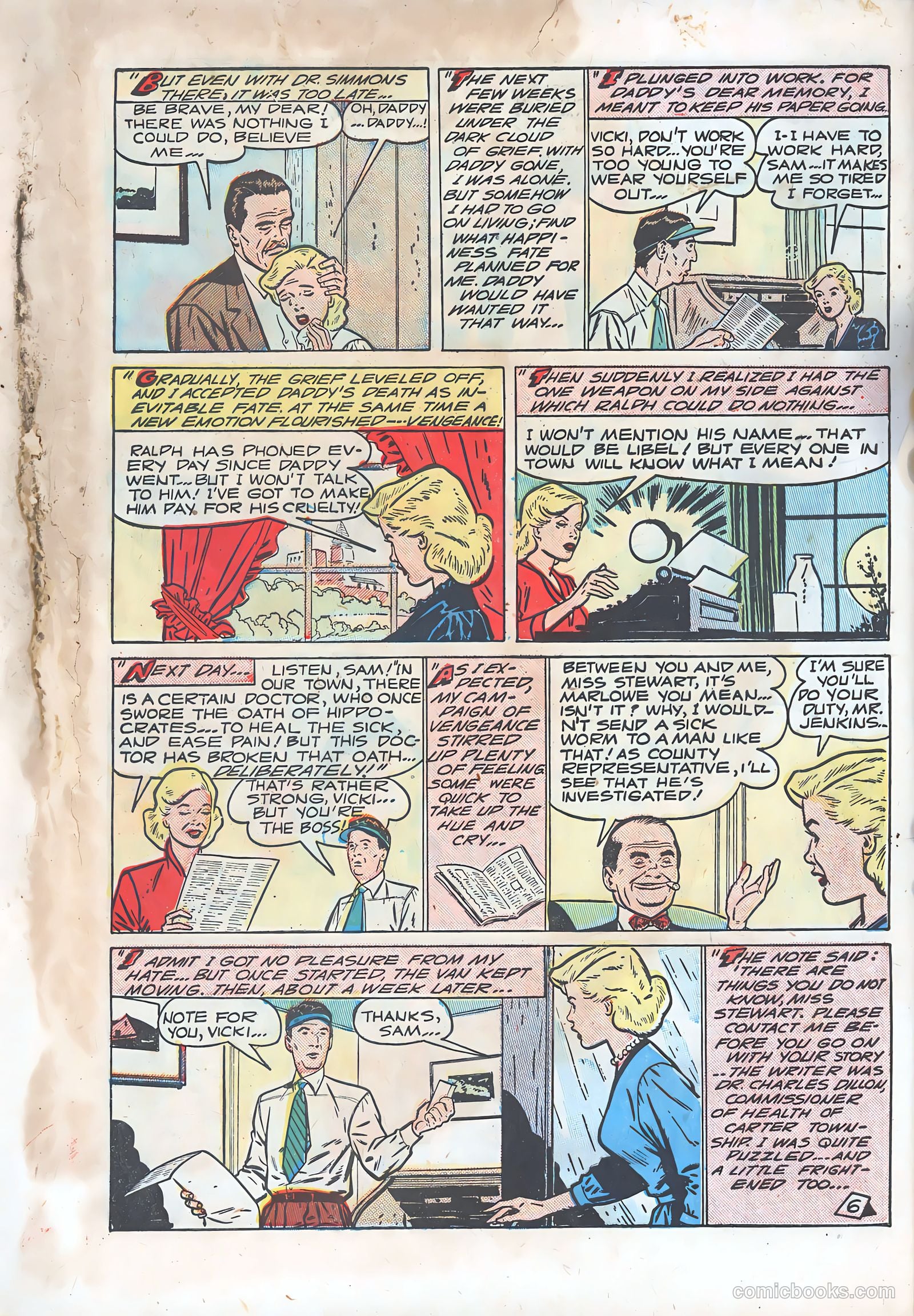 Thrilling Romances #9 (1950) — page 9 of 38