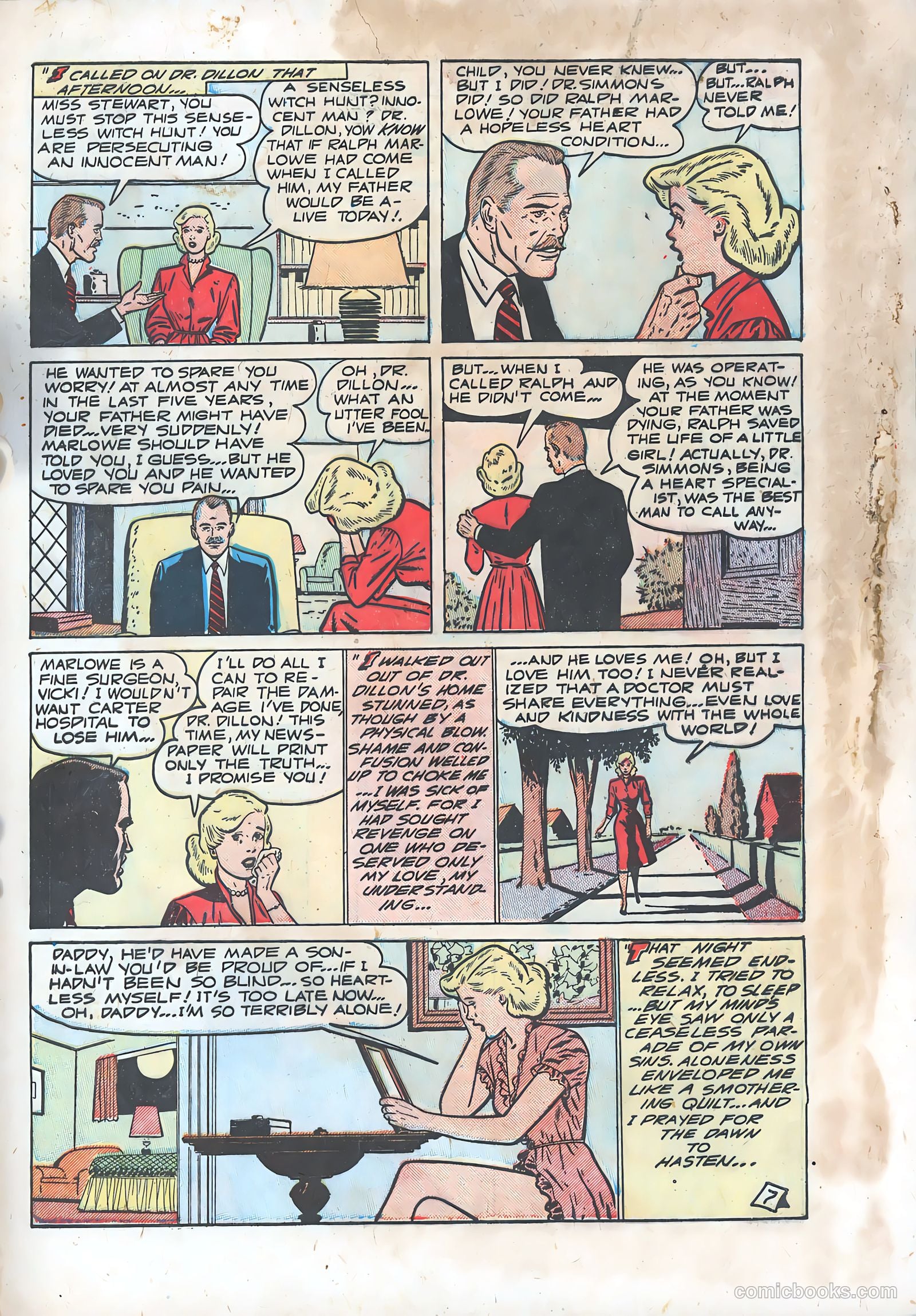 Thrilling Romances #9 (1950) — page 10 of 38