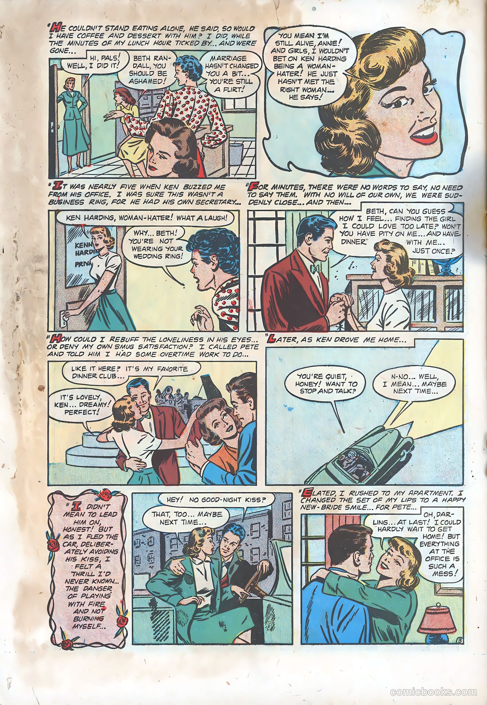 Thrilling Romances #9 (1950) — page 17 of 38