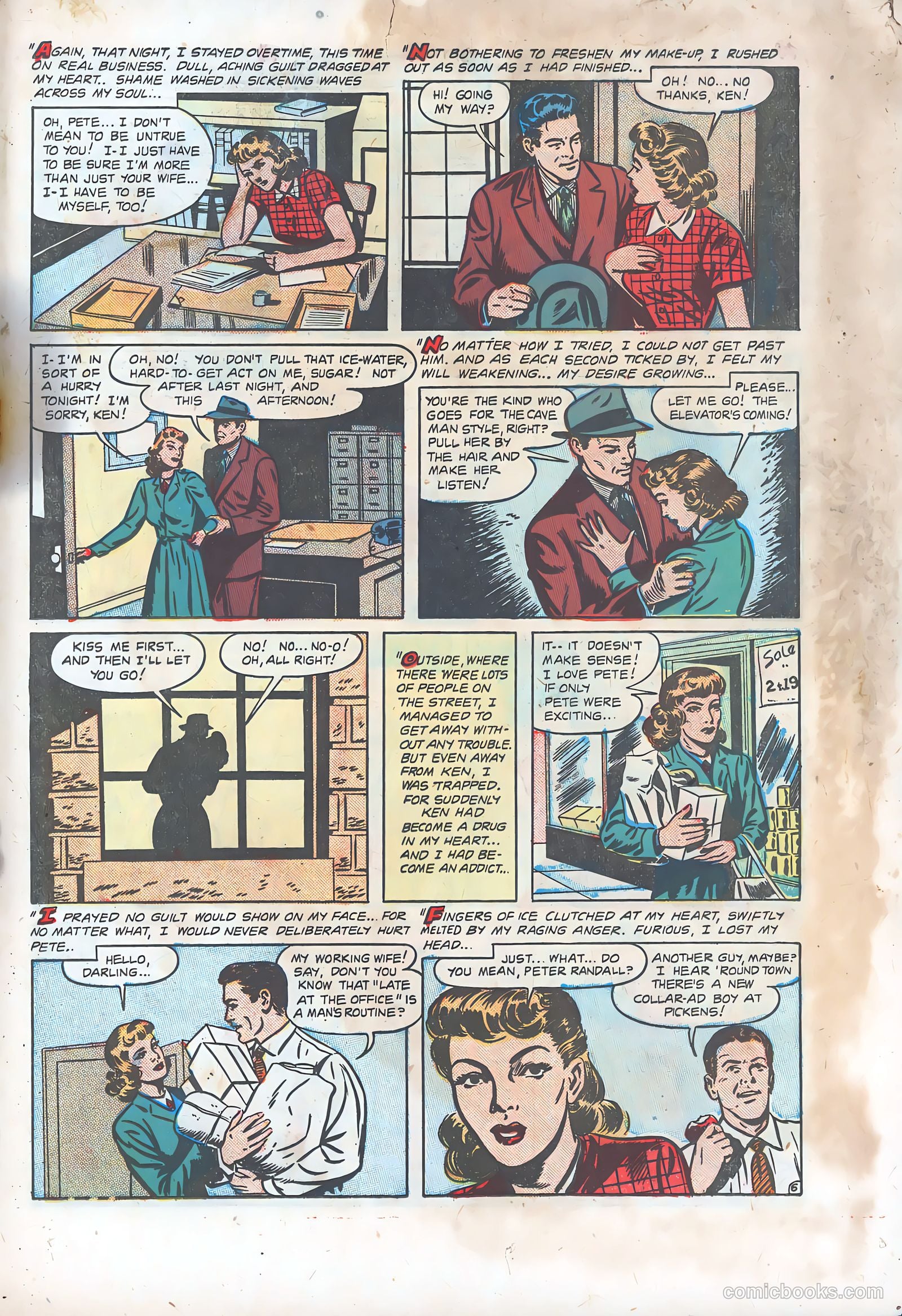 Thrilling Romances #9 (1950) — page 20 of 38