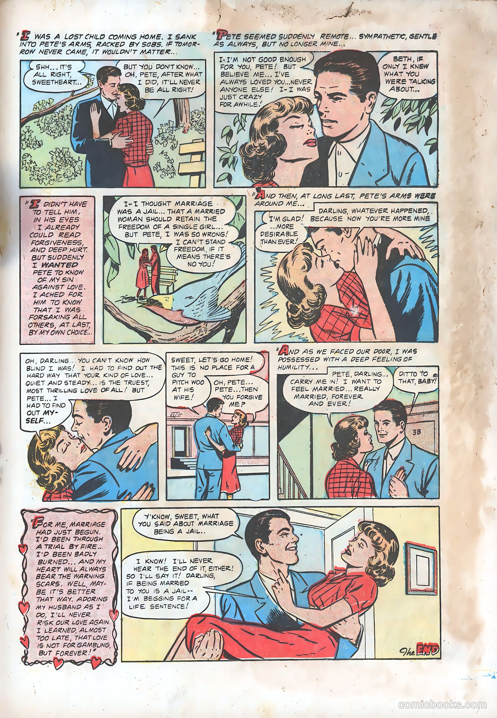 Thrilling Romances #9 (1950) — page 24 of 38