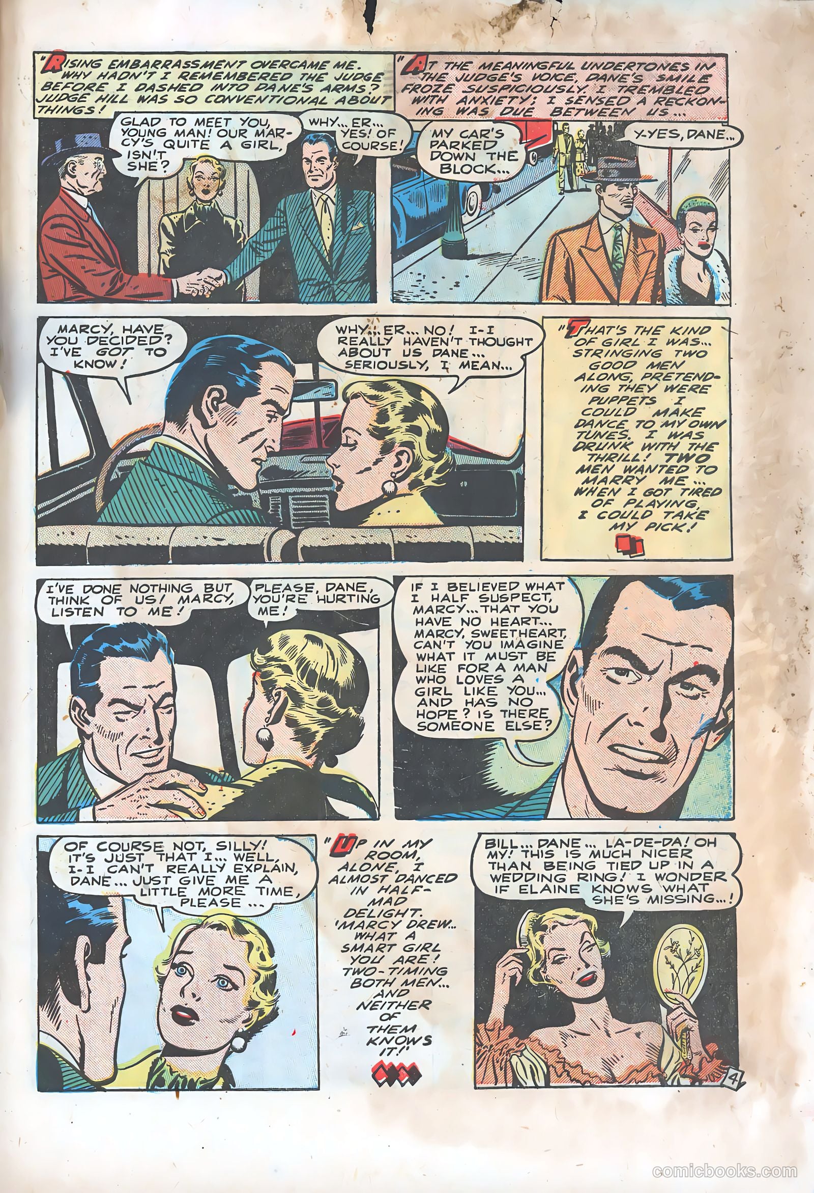 Thrilling Romances #9 (1950) — page 30 of 38