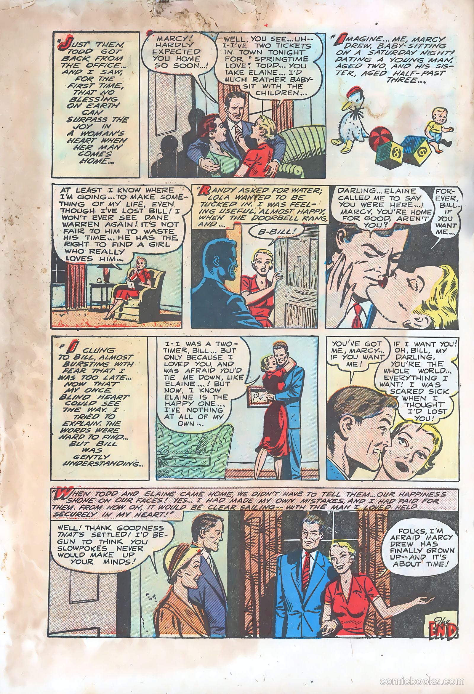 Thrilling Romances #9 (1950) — page 33 of 38