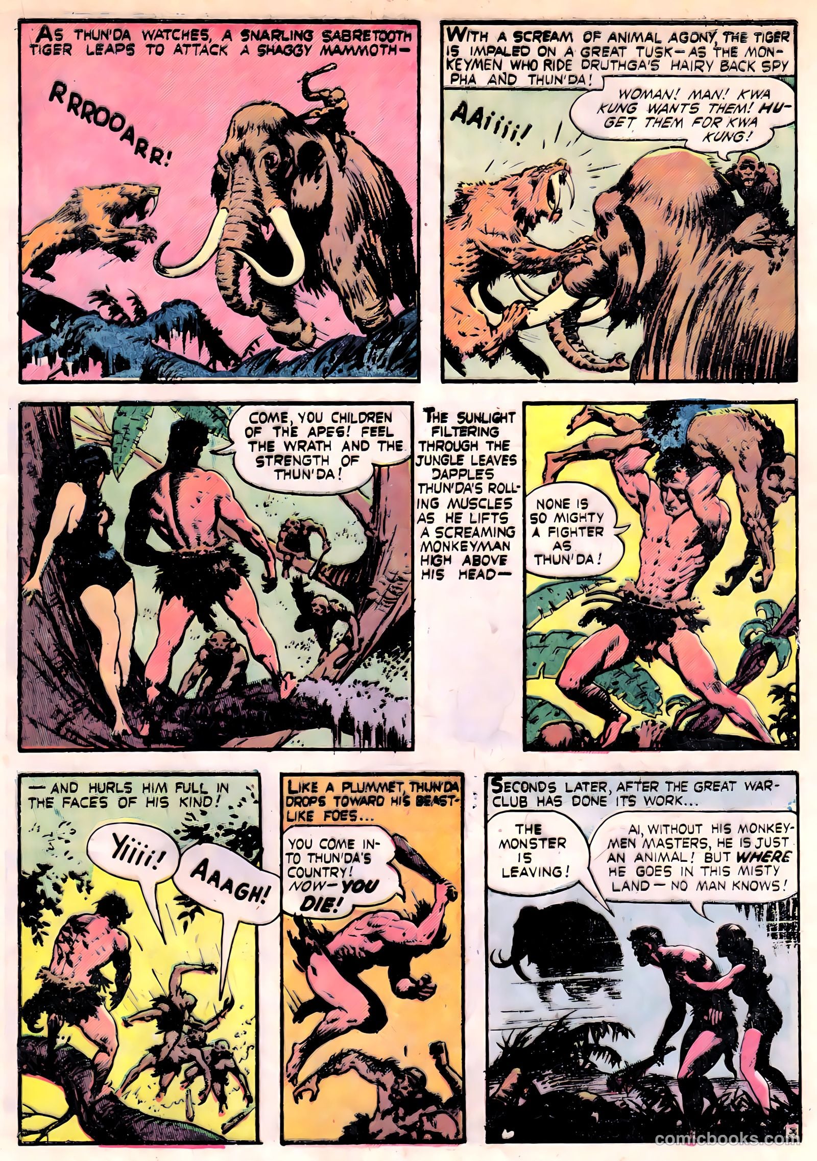 Thun'da, King of the Congo #1 (1952) — page 15 of 36