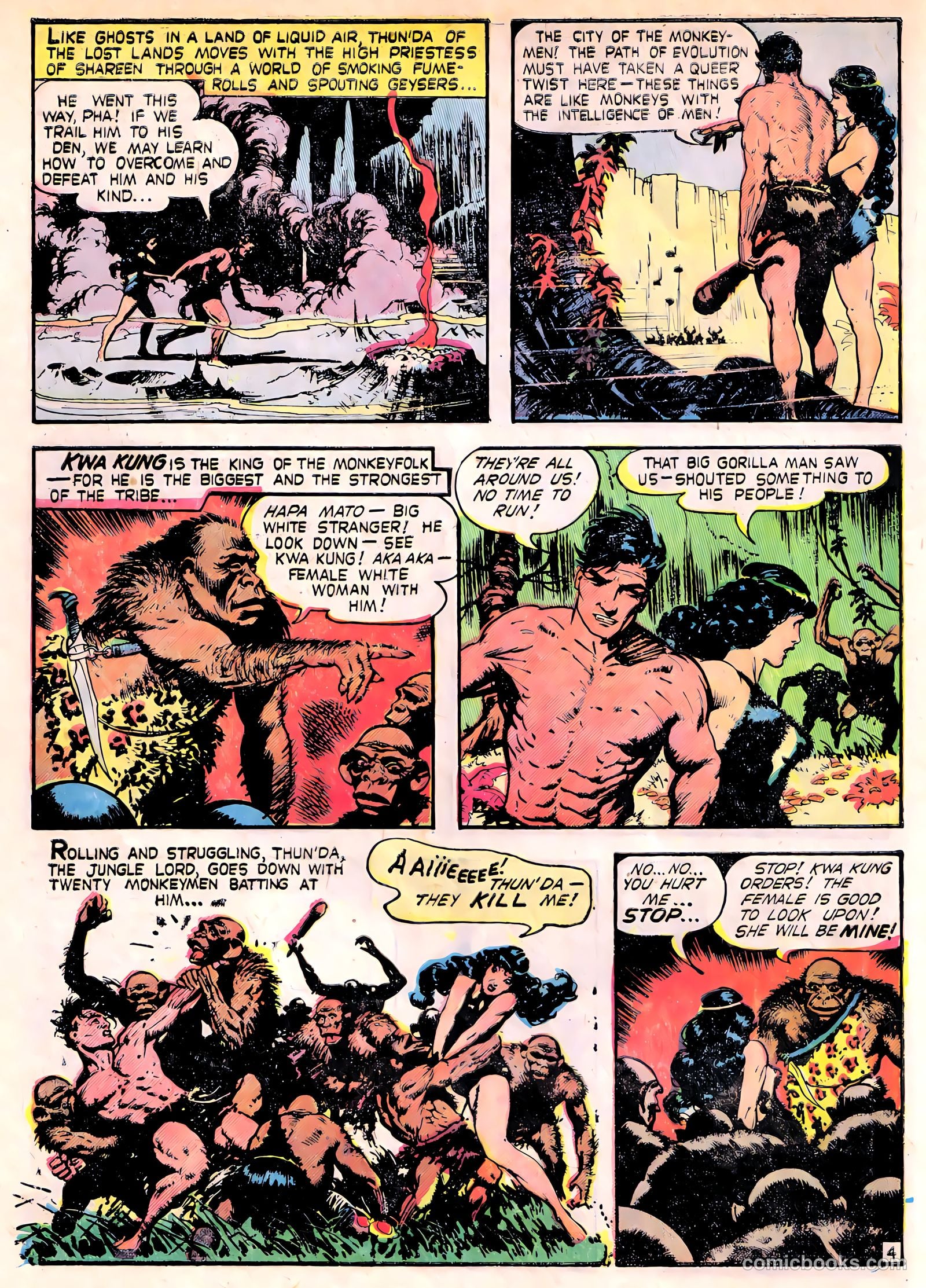Thun'da, King of the Congo #1 (1952) — page 16 of 36