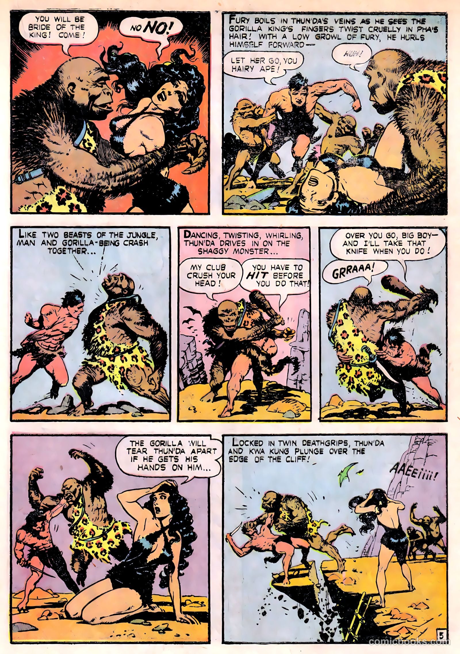 Thun'da, King of the Congo #1 (1952) — page 17 of 36