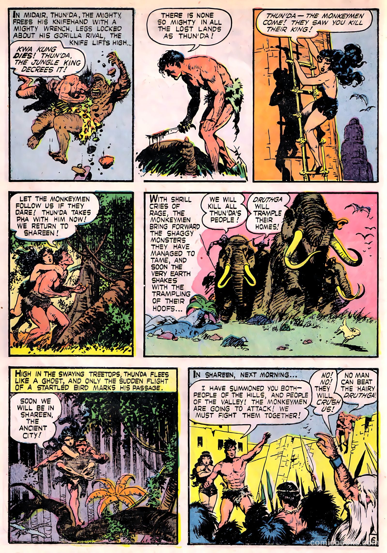Thun'da, King of the Congo #1 (1952) — page 18 of 36