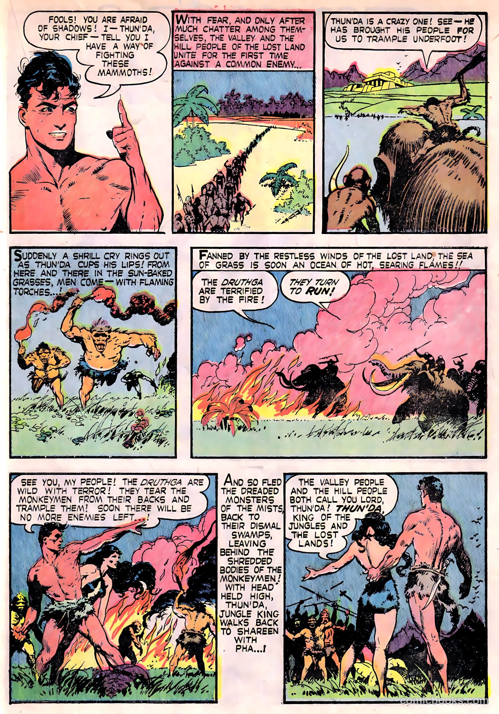 Thun'da, King of the Congo #1 (1952) — page 19 of 36