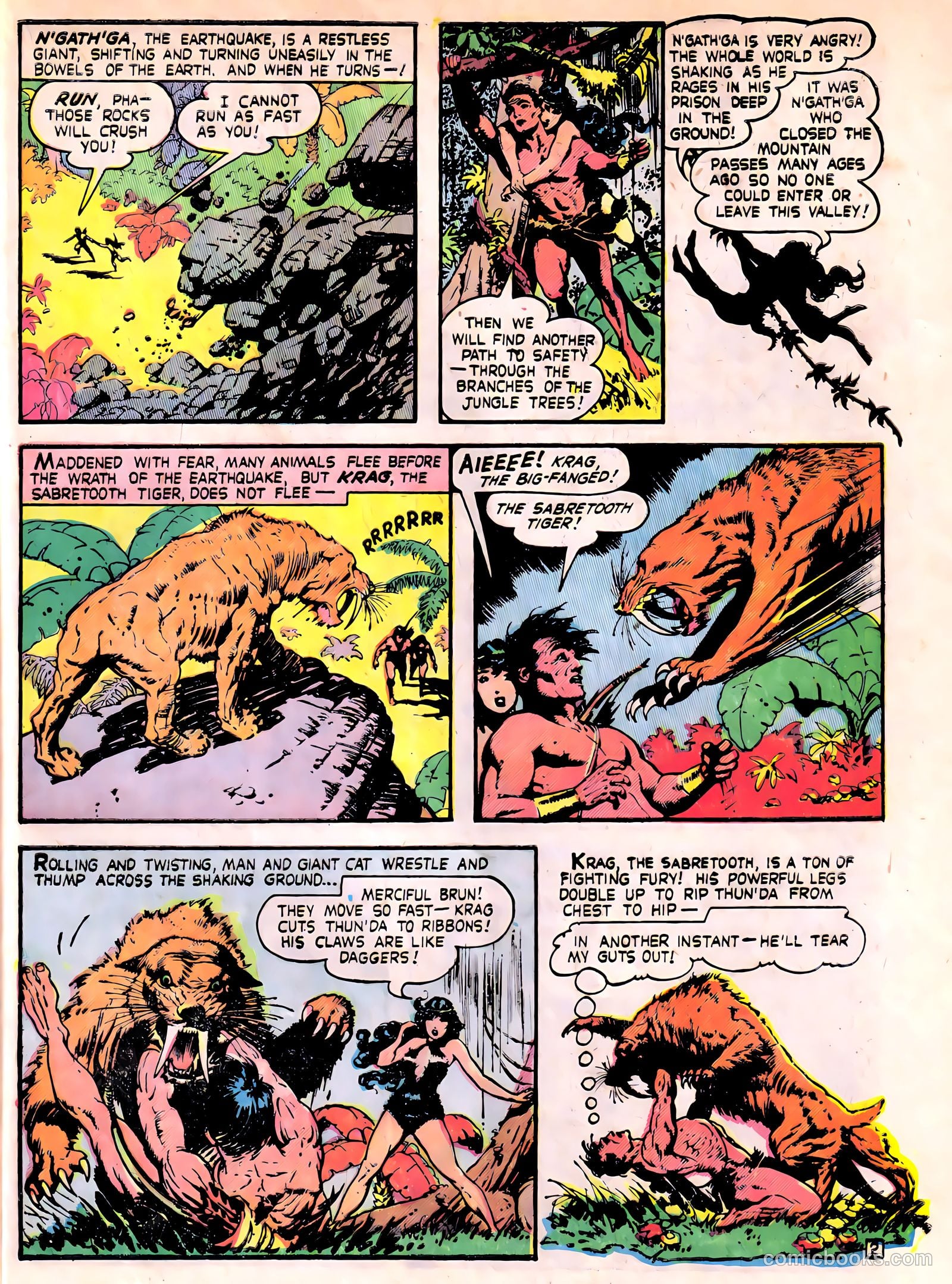 Thun'da, King of the Congo #1 (1952) — page 21 of 36