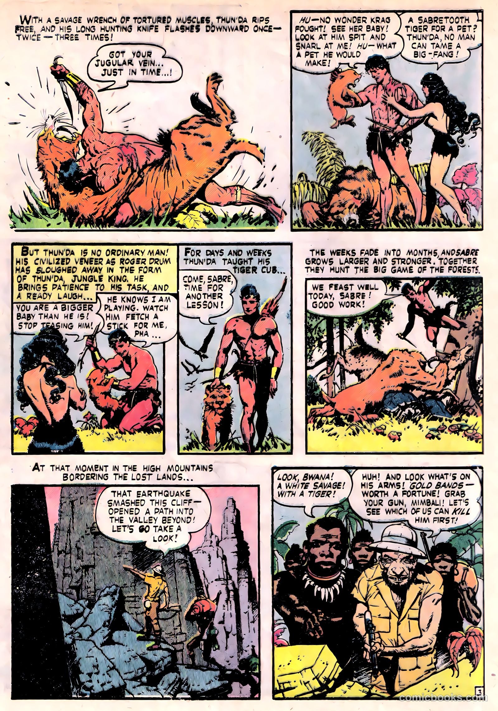 Thun'da, King of the Congo #1 (1952) — page 22 of 36