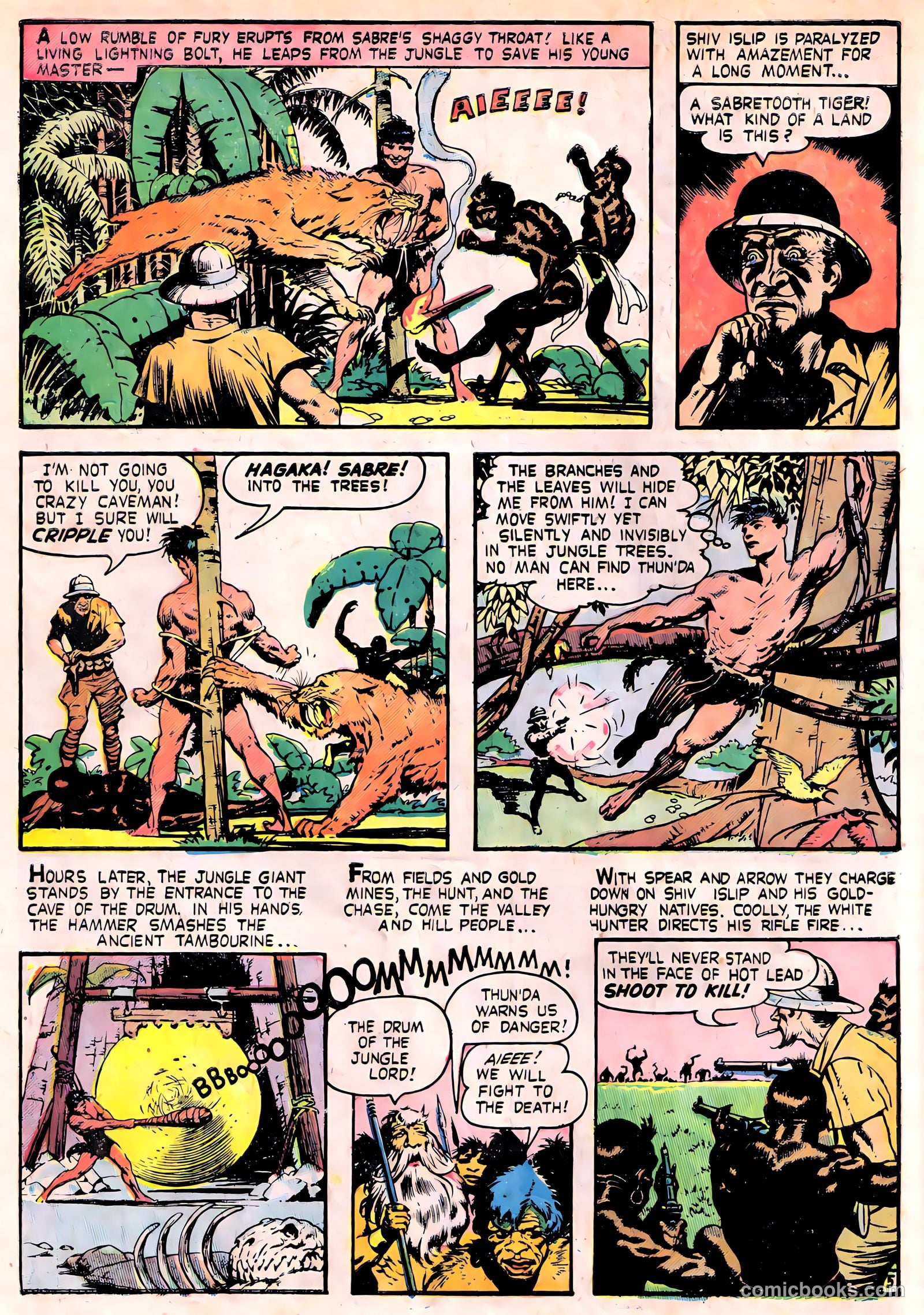 Thun'da, King of the Congo #1 (1952) — page 24 of 36
