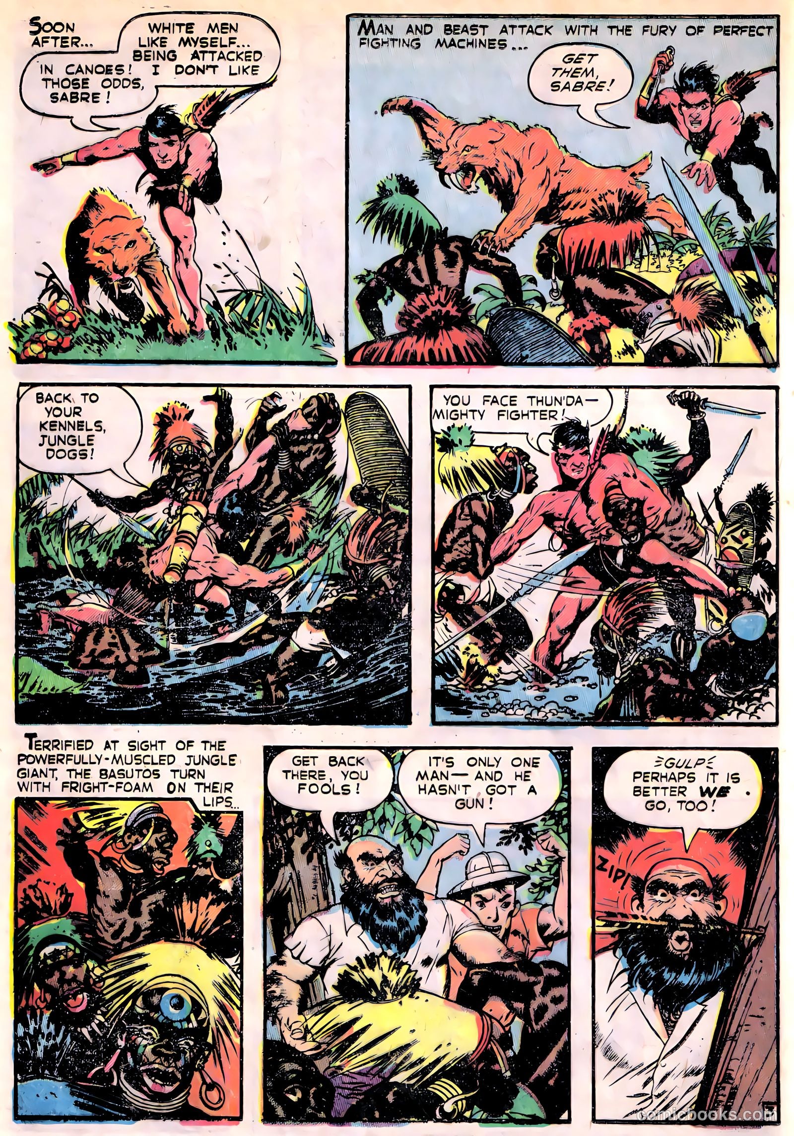 Thun'da, King of the Congo #1 (1952) — page 28 of 36