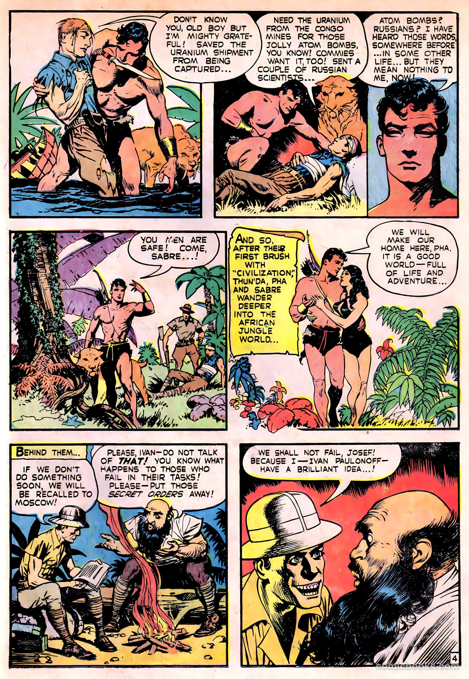 Thun'da, King of the Congo #1 (1952) — page 29 of 36