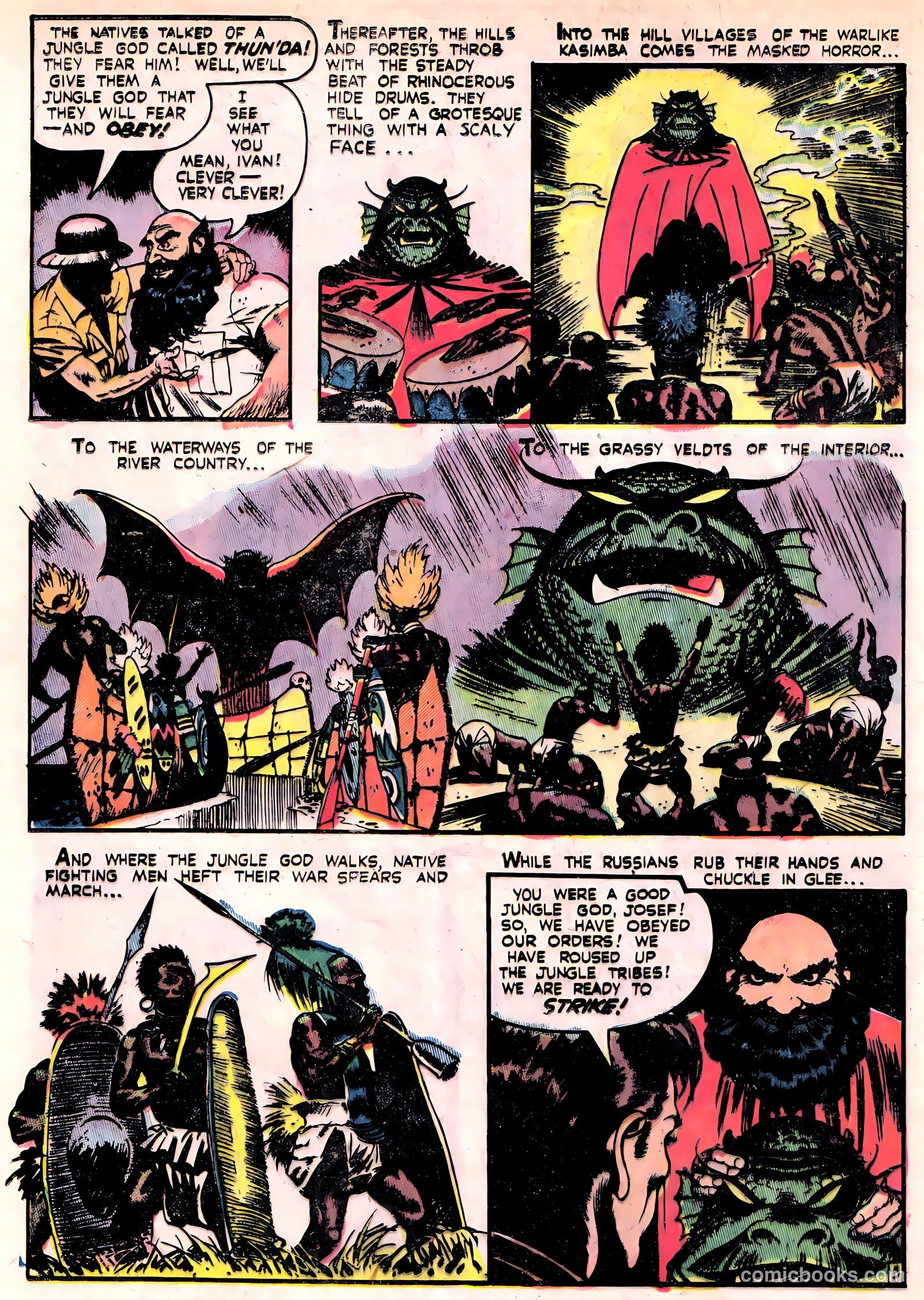 Thun'da, King of the Congo #1 (1952) — page 30 of 36