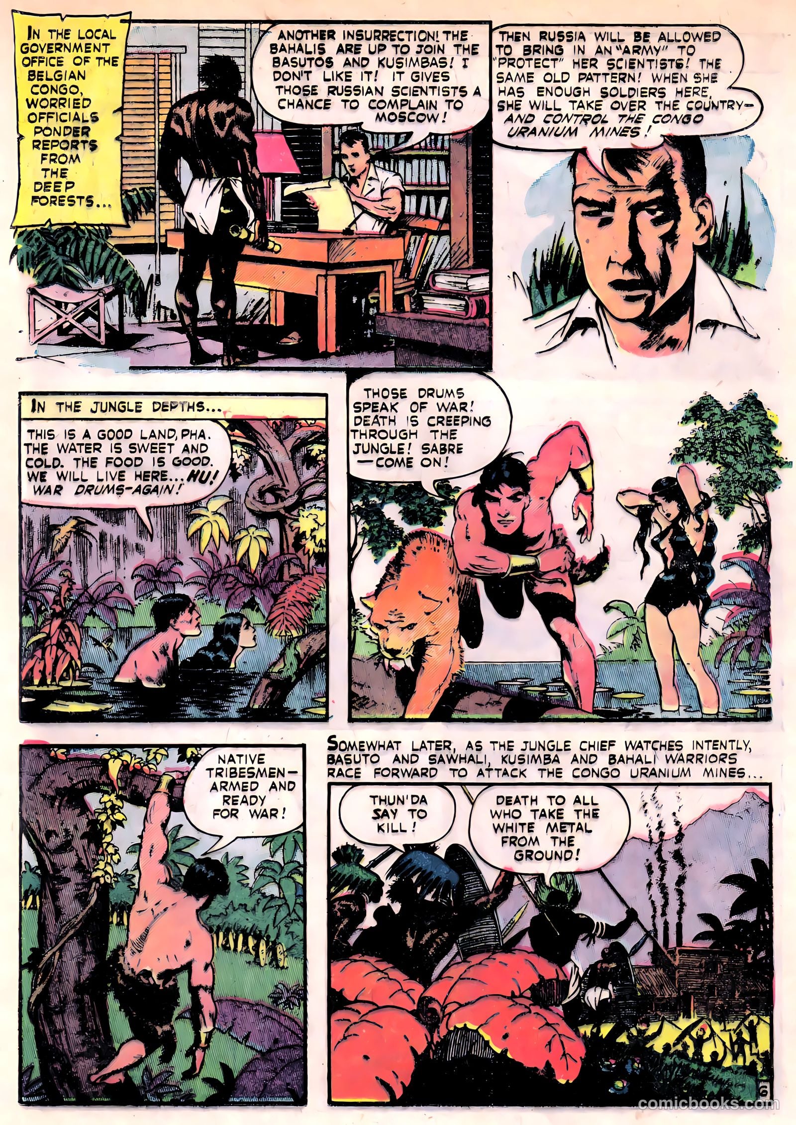Thun'da, King of the Congo #1 (1952) — page 31 of 36