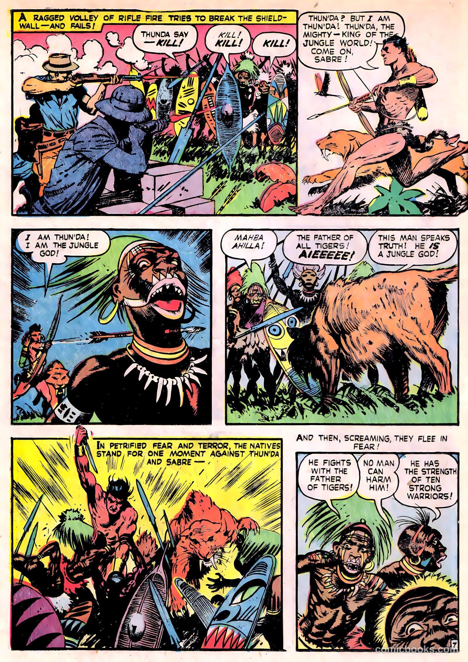Thun'da, King of the Congo #1 (1952) — page 32 of 36