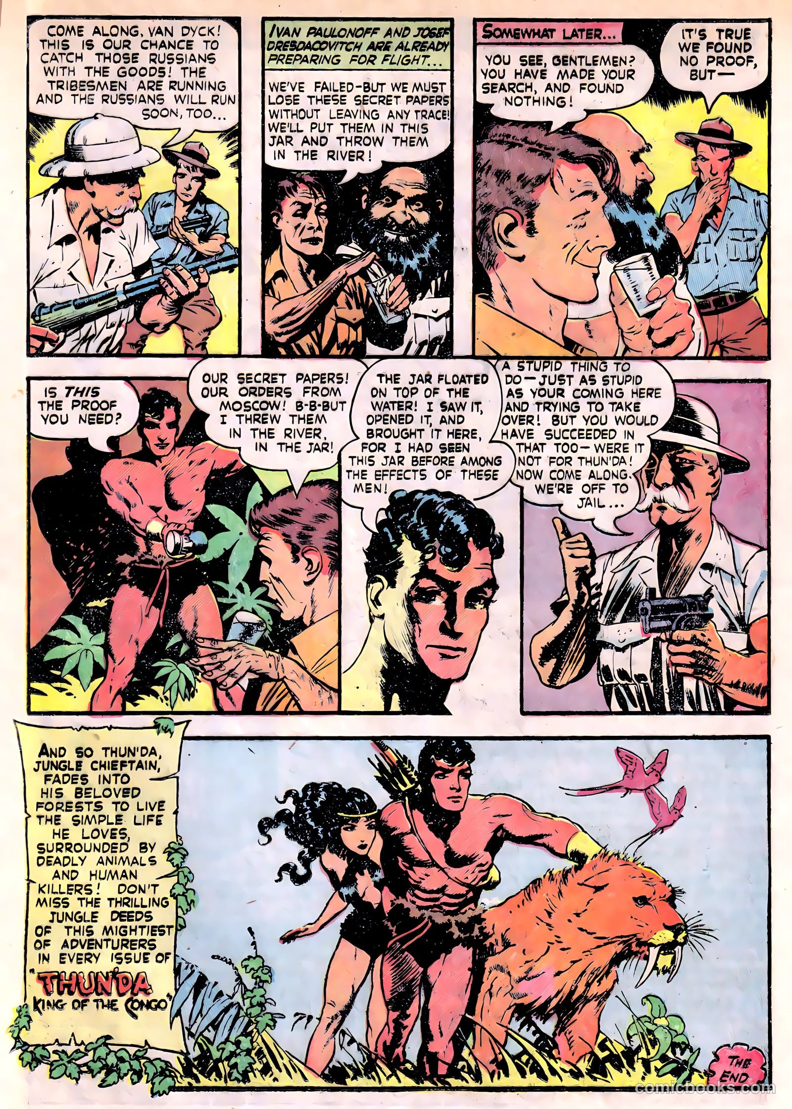 Thun'da, King of the Congo #1 (1952) — page 33 of 36