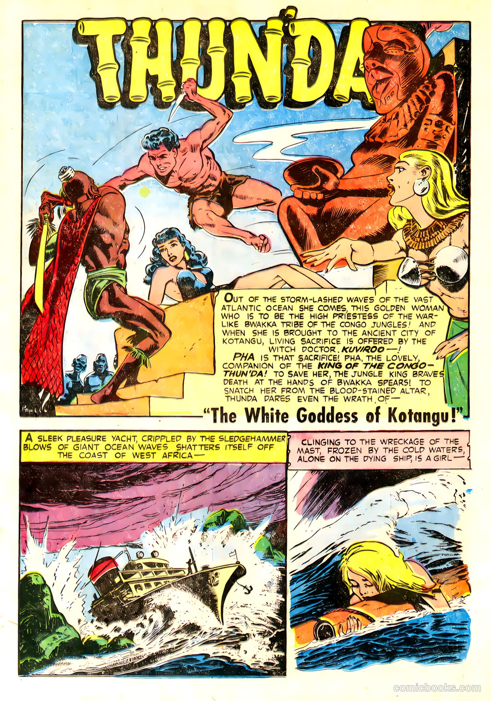 Thun'da, King of the Congo #2 (1952) — page 3 of 38