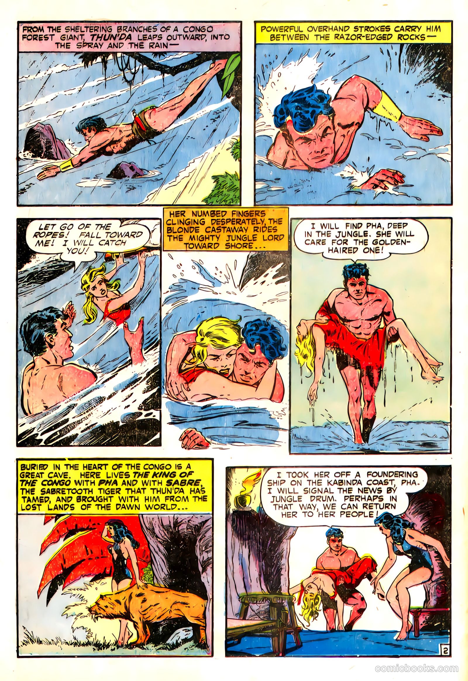 Thun'da, King of the Congo #2 (1952) — page 4 of 38