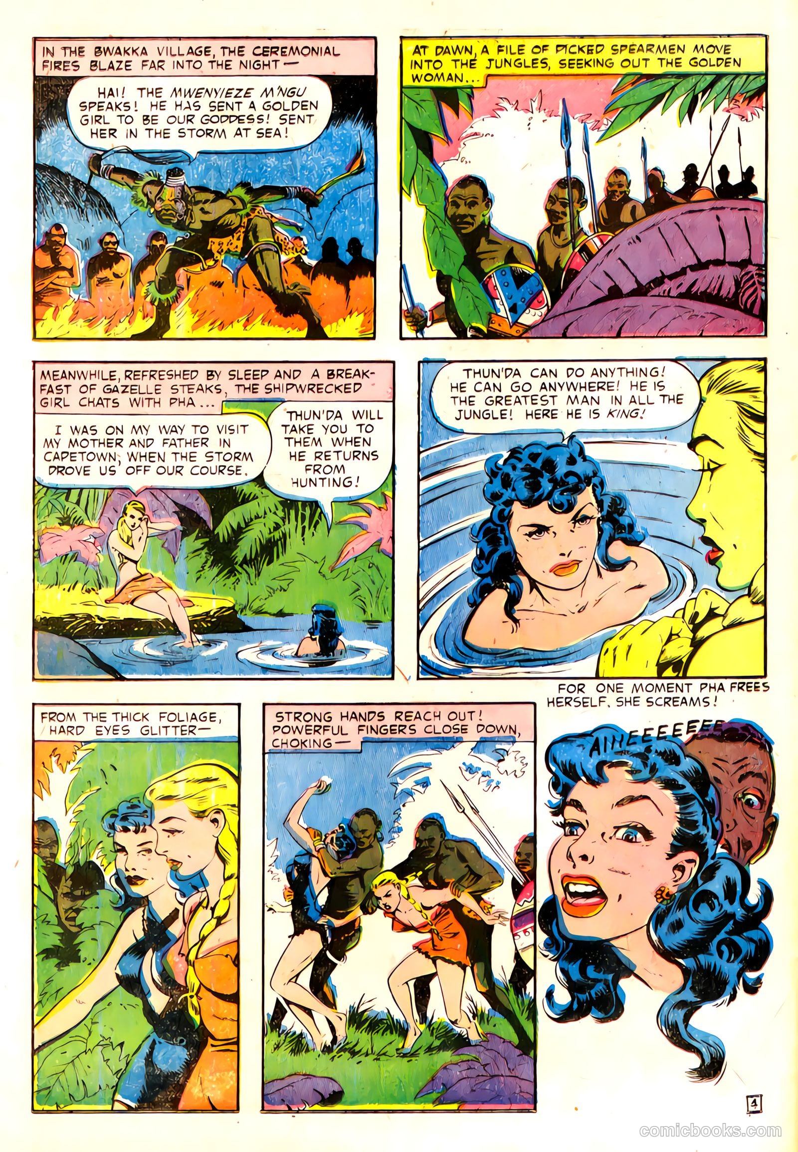 Thun'da, King of the Congo #2 (1952) — page 6 of 38