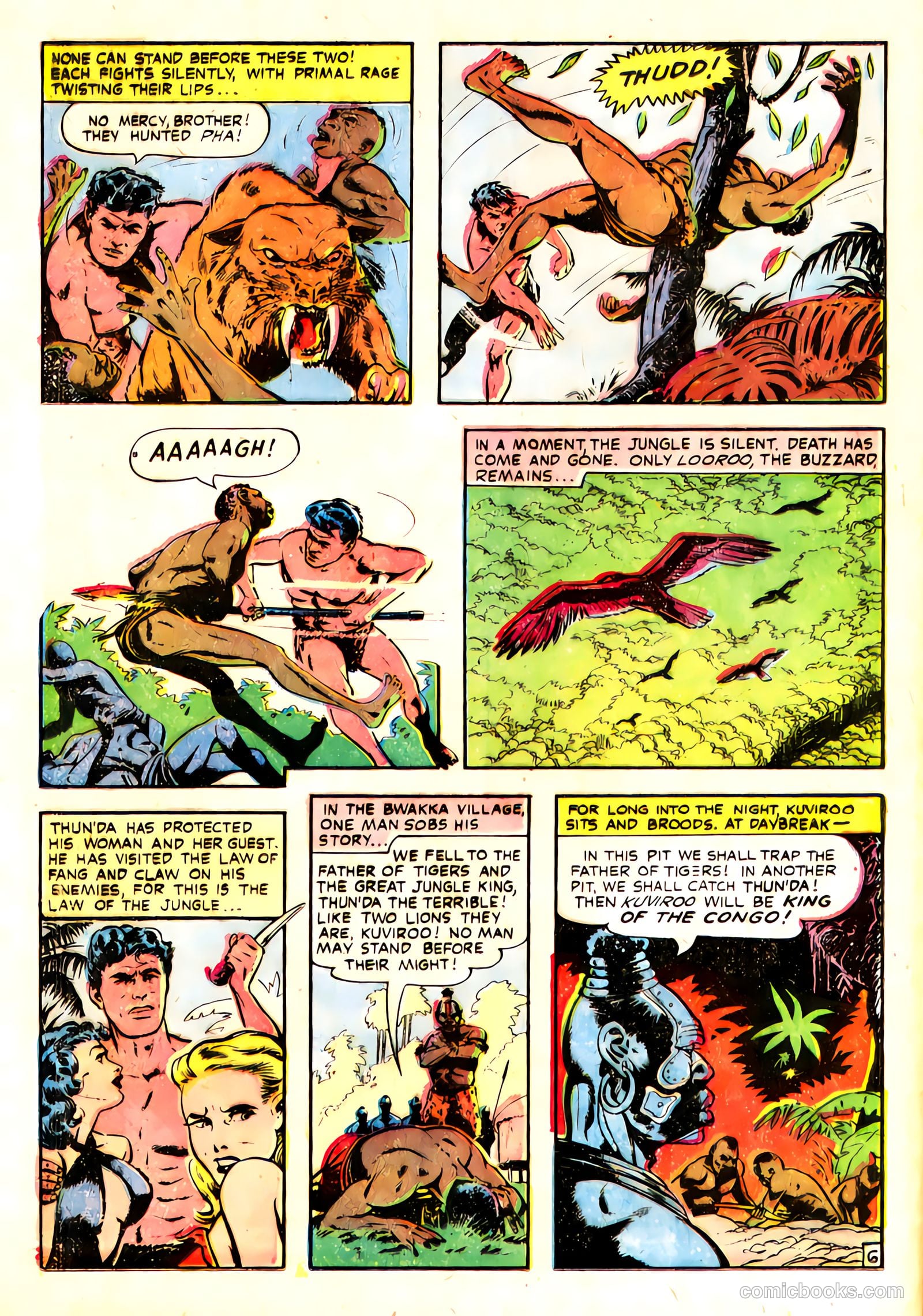 Thun'da, King of the Congo #2 (1952) — page 8 of 38