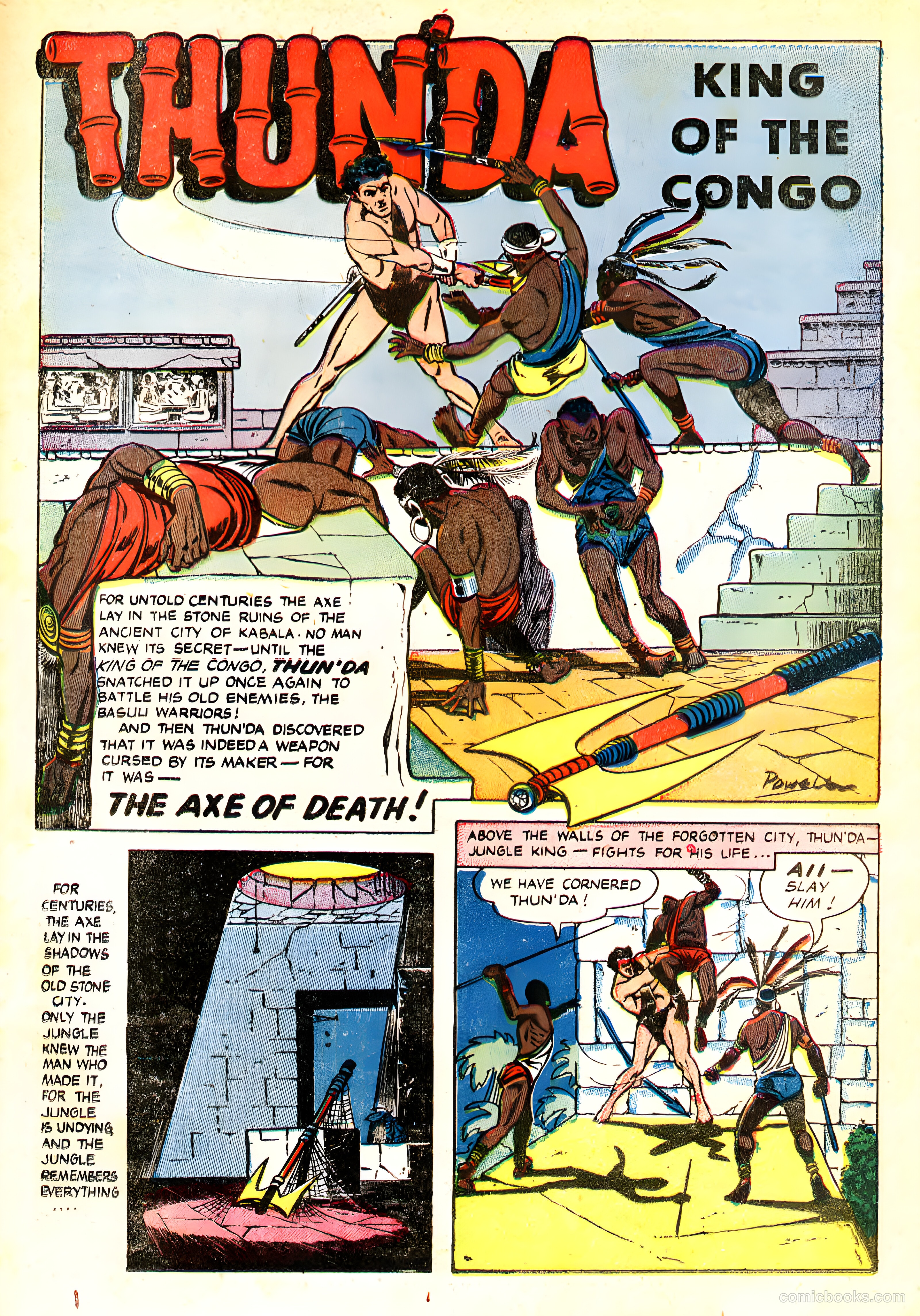 Thun'da, King of the Congo #3 (1952) — page 2 of 33