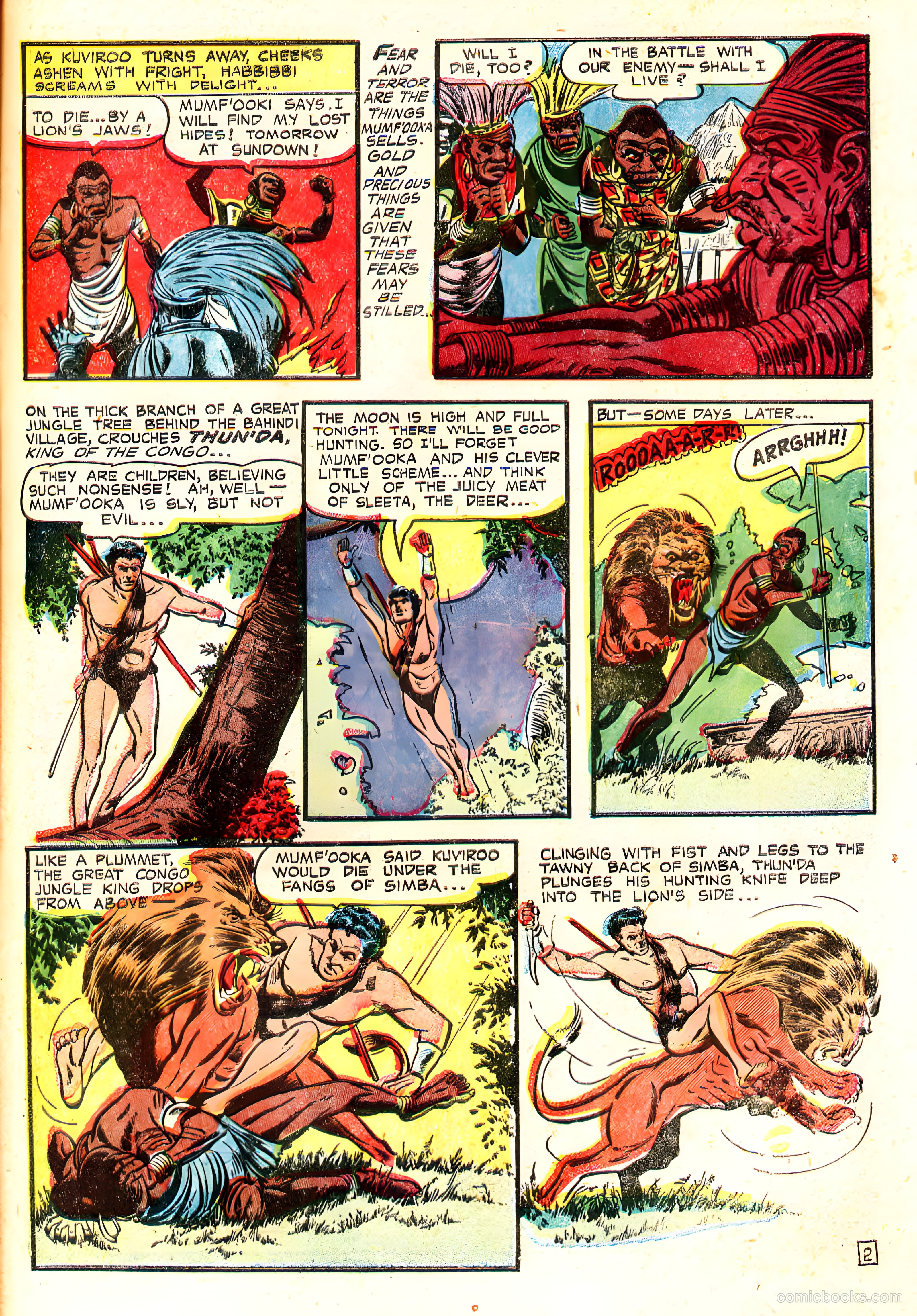 Thun'da, King of the Congo #3 (1952) — page 20 of 33